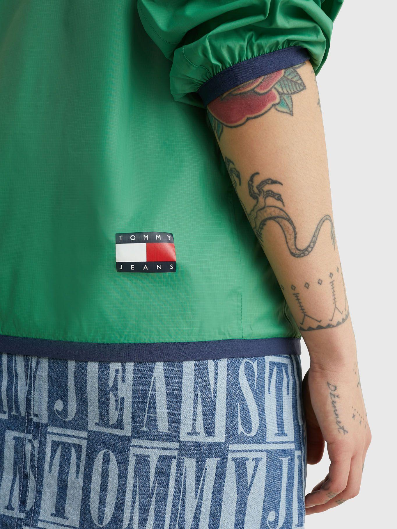 Cortavientos Chicago Plegable Verde Tommy Jeans-3