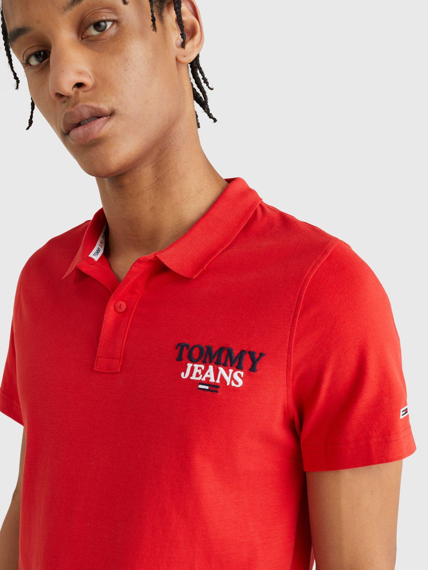 Polo Regular Fit Washed Rojo Tommy Hilfiger-2