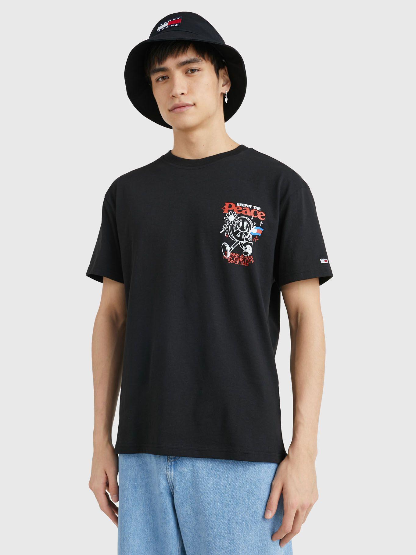 Polera Homegrown Smiley Negro Tommy Jeans-0