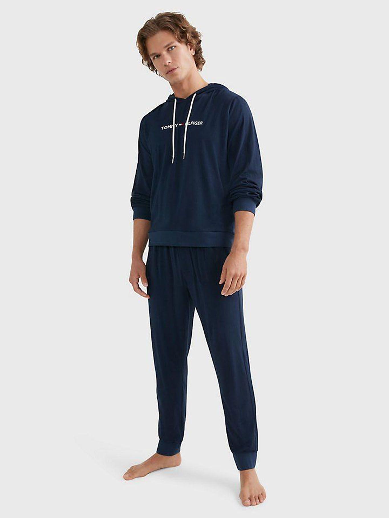 Polerón Pijama Con Logo Azul Hombre-1