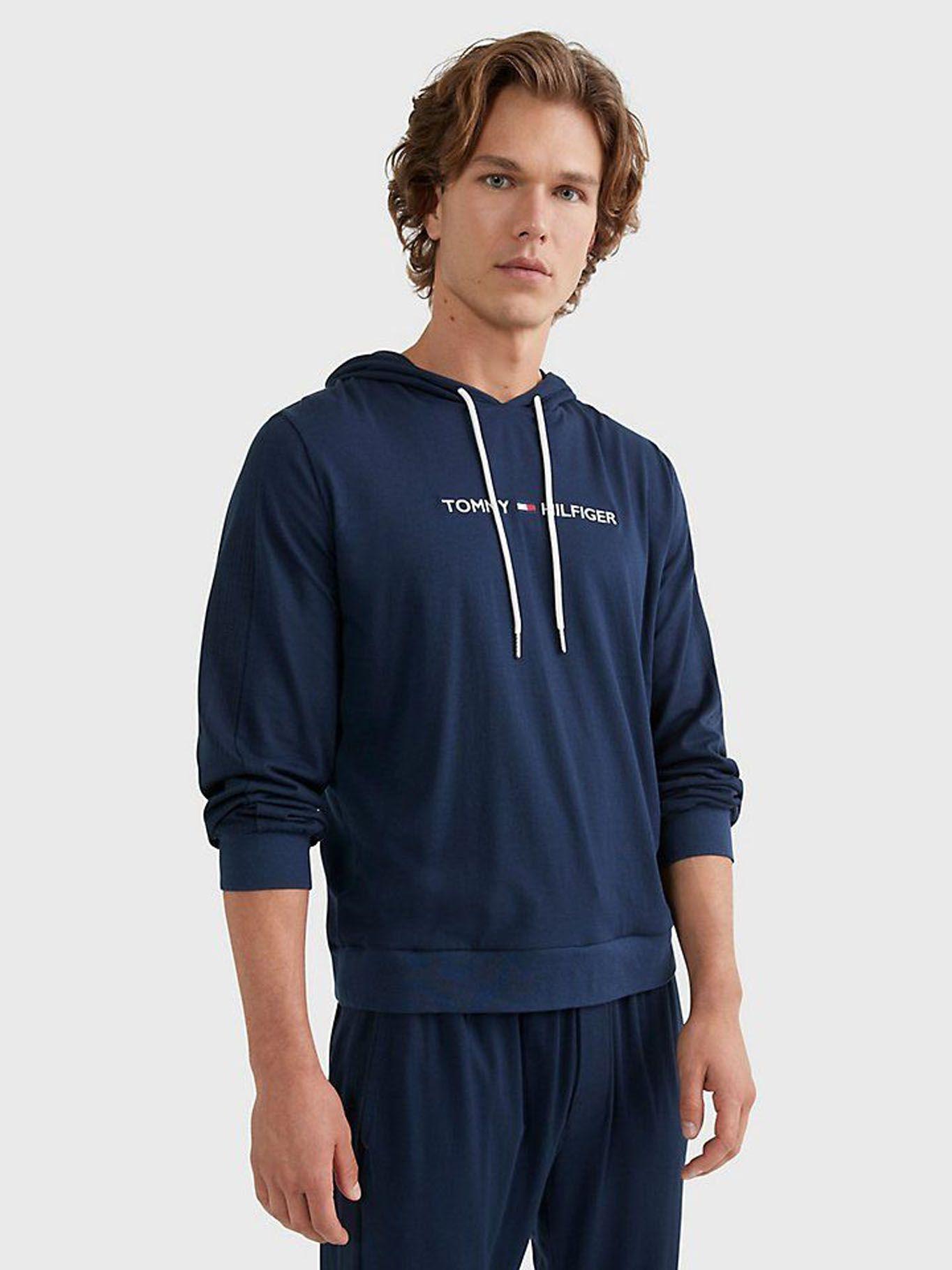 Polerón Pijama Con Logo Azul Hombre-0