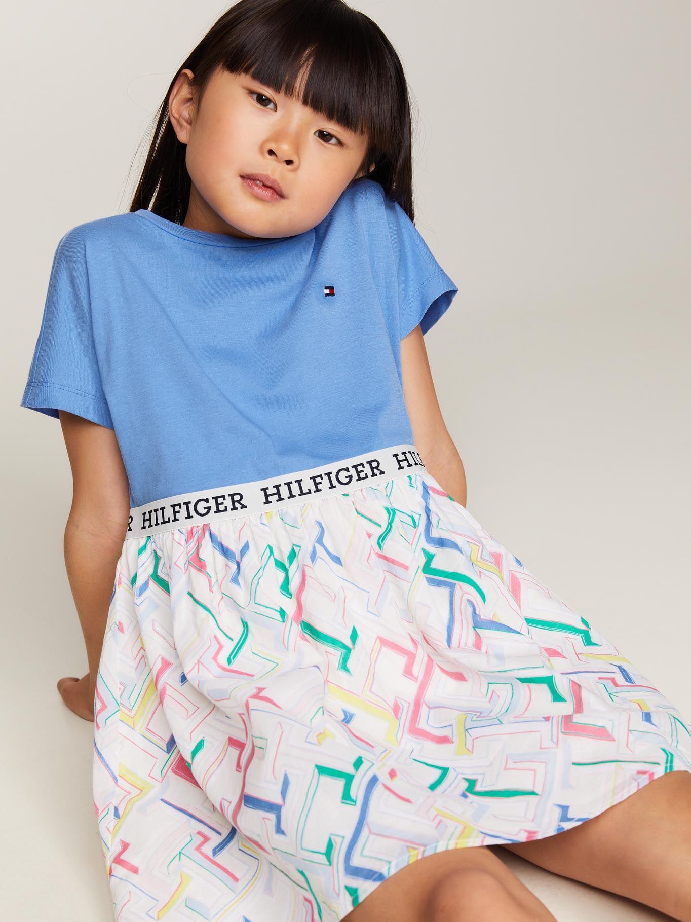 Vestido Print Con Monogram Multicolor Tommy Hilfiger-2