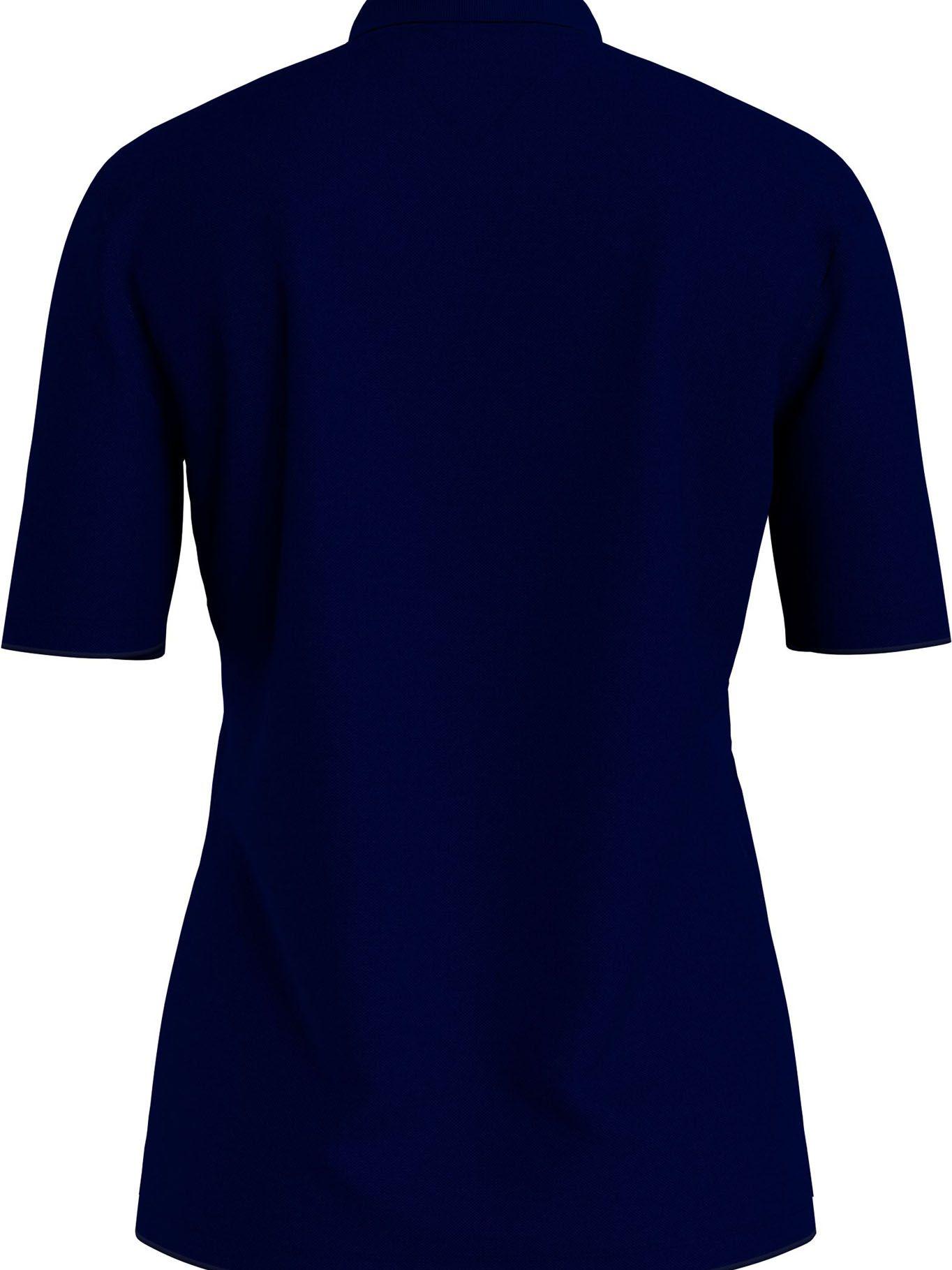 Polo Regular Fit Rose Logo Azul Tommy Hilfiger-1