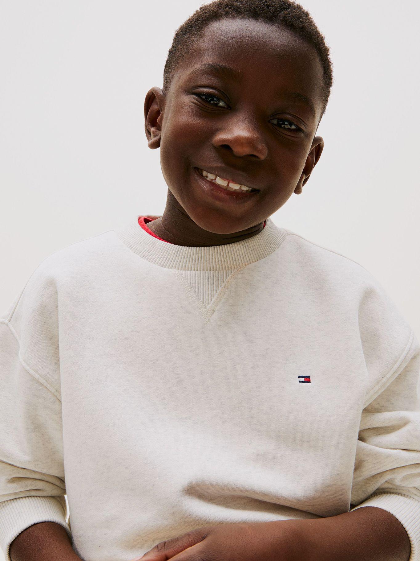 Polerón Timeless Con Logo Blanco Tommy Hilfiger-3