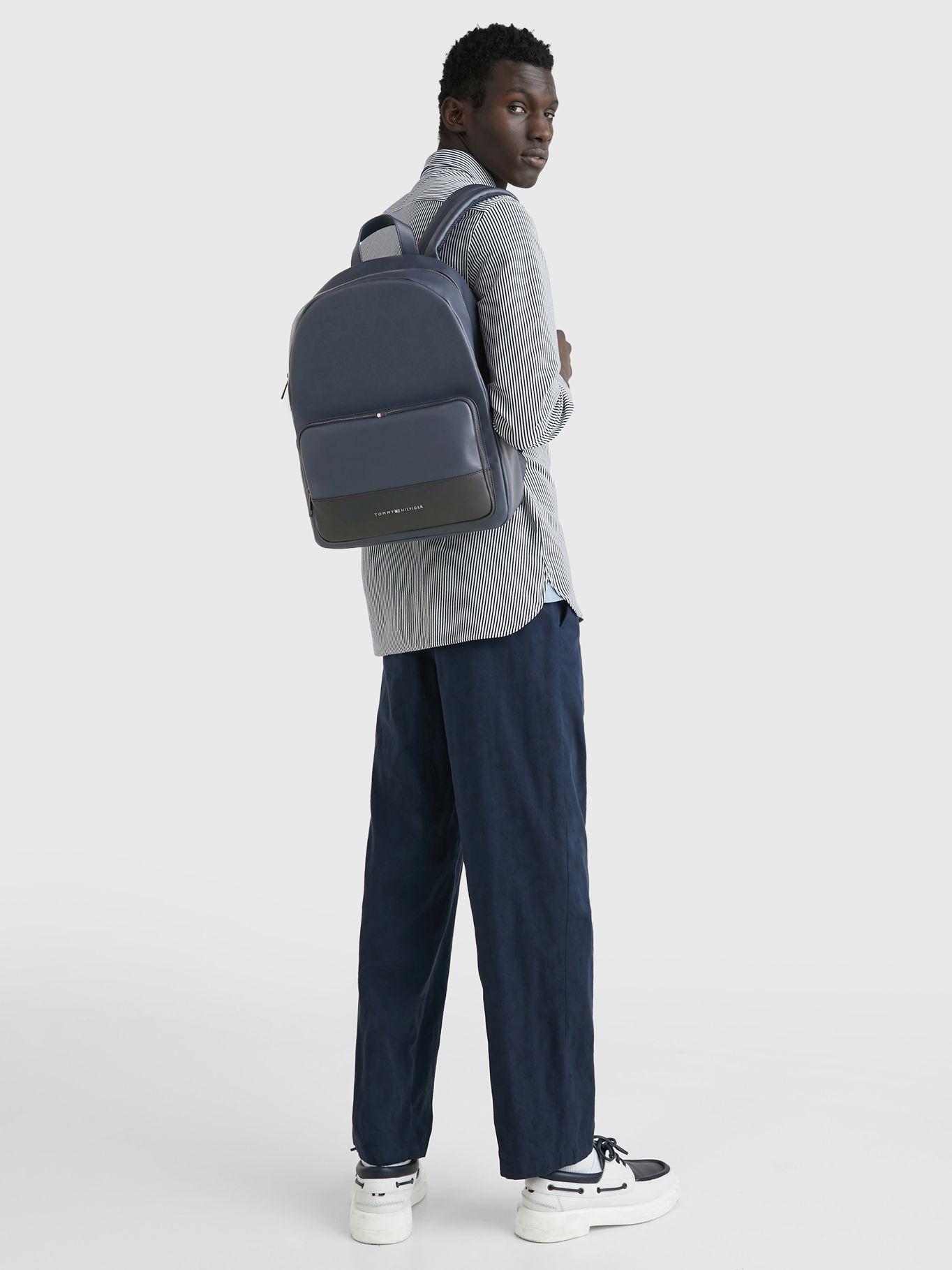 Mochila Con Acabado Texturizado Azul Tommy Hilfiger-1