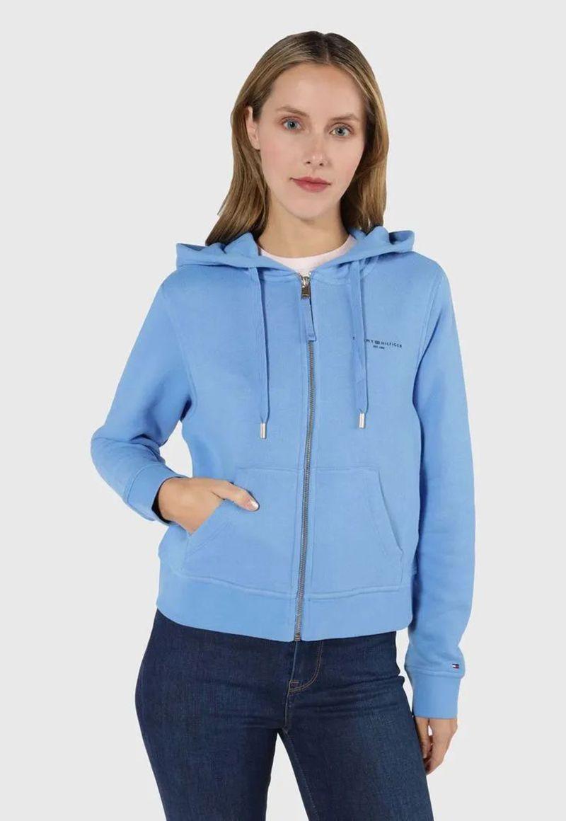 POLERÓN COLECCIÓN 1985 LOGO CELESTE TOMMY HILFIGER-0