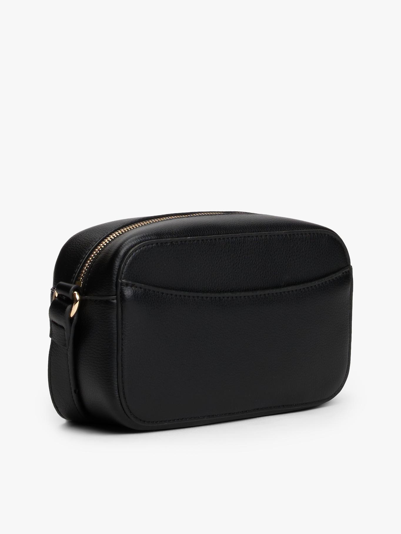 Cartera Bandolera Logo-Metalizado Tommy Hilfiger Negro-2