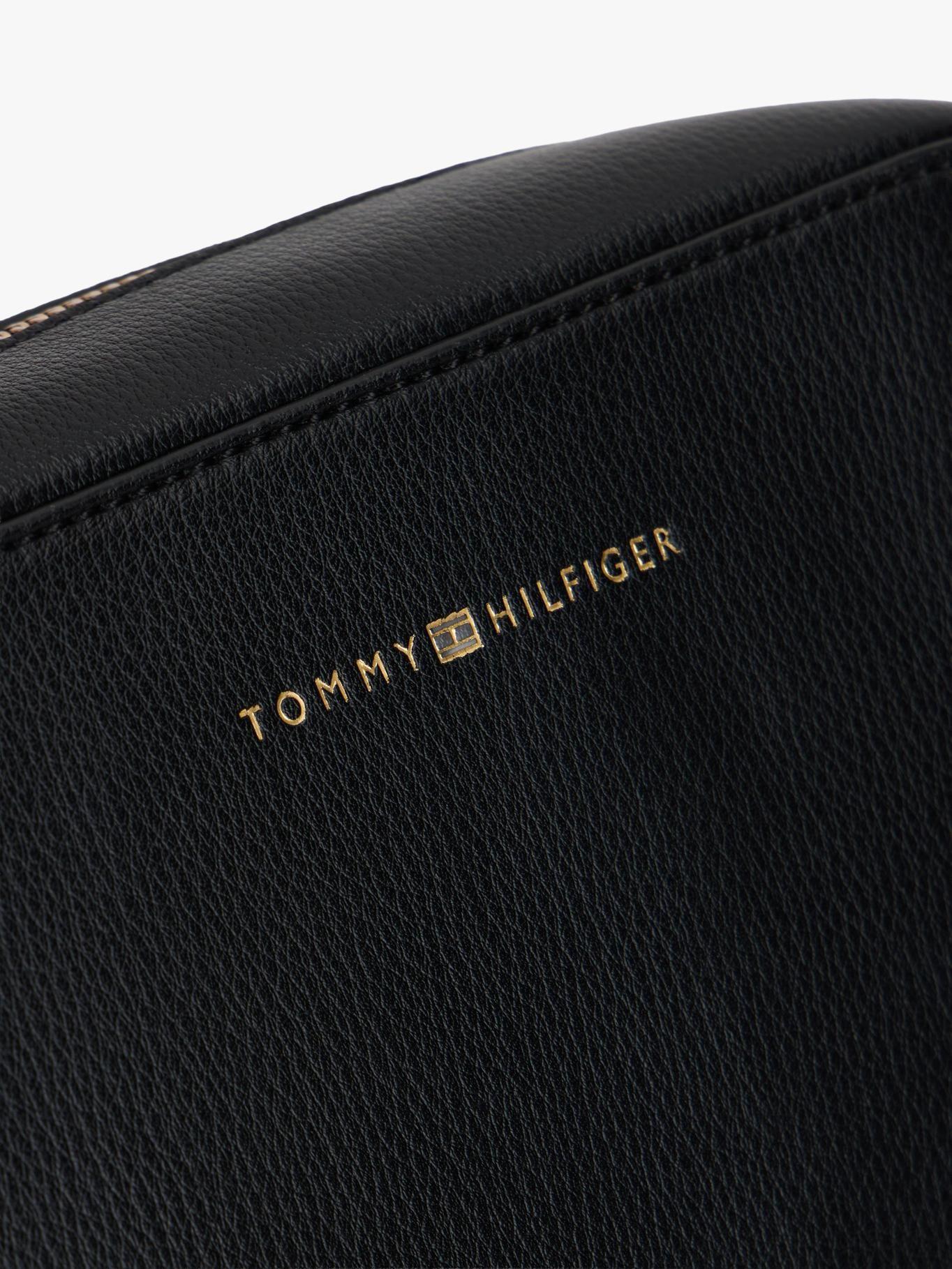Cartera Bandolera Logo-Metalizado Tommy Hilfiger Negro-3