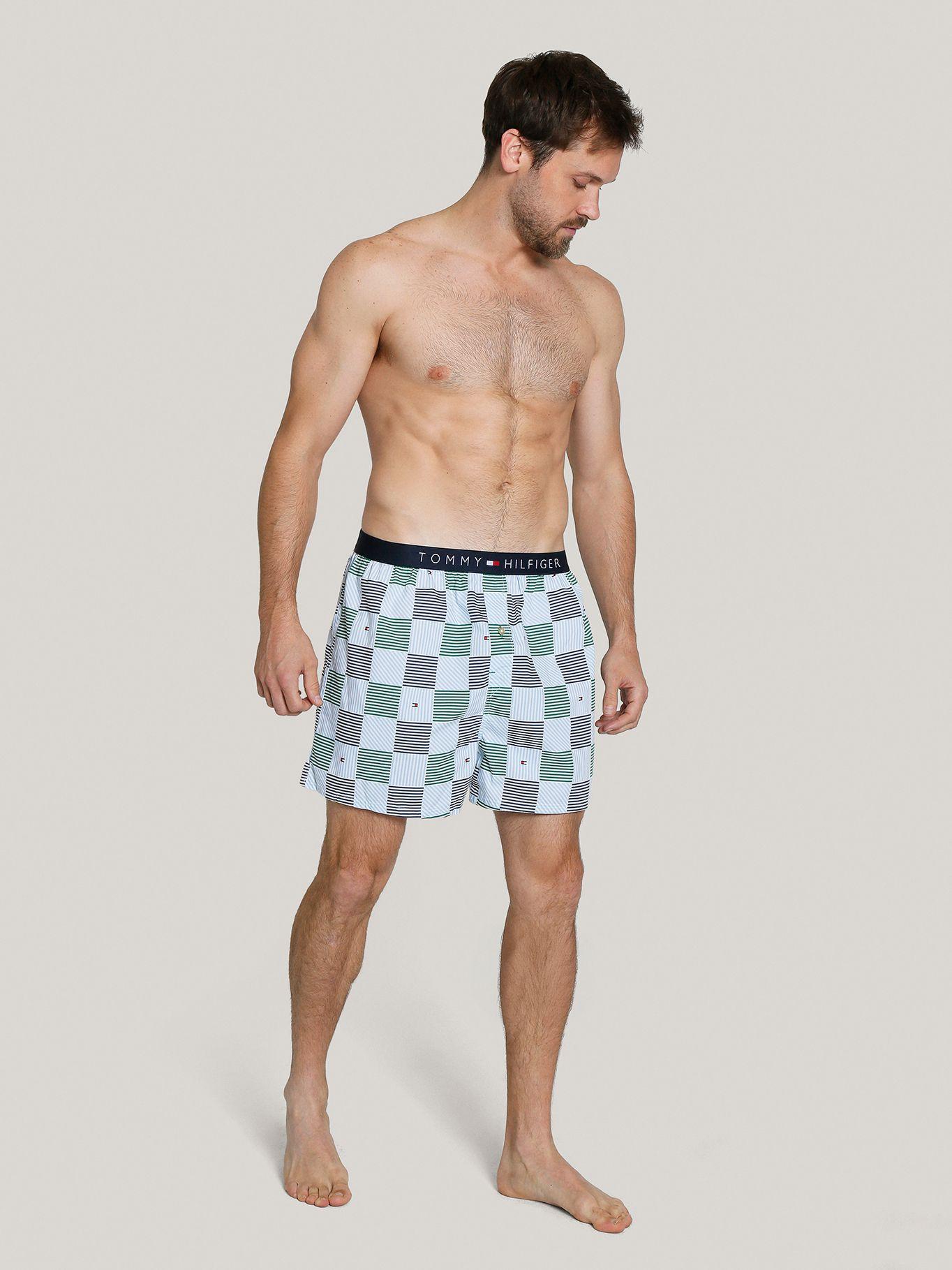 Bóxer Classic Core Con Estampado Azul Tommy Hilfiger-1
