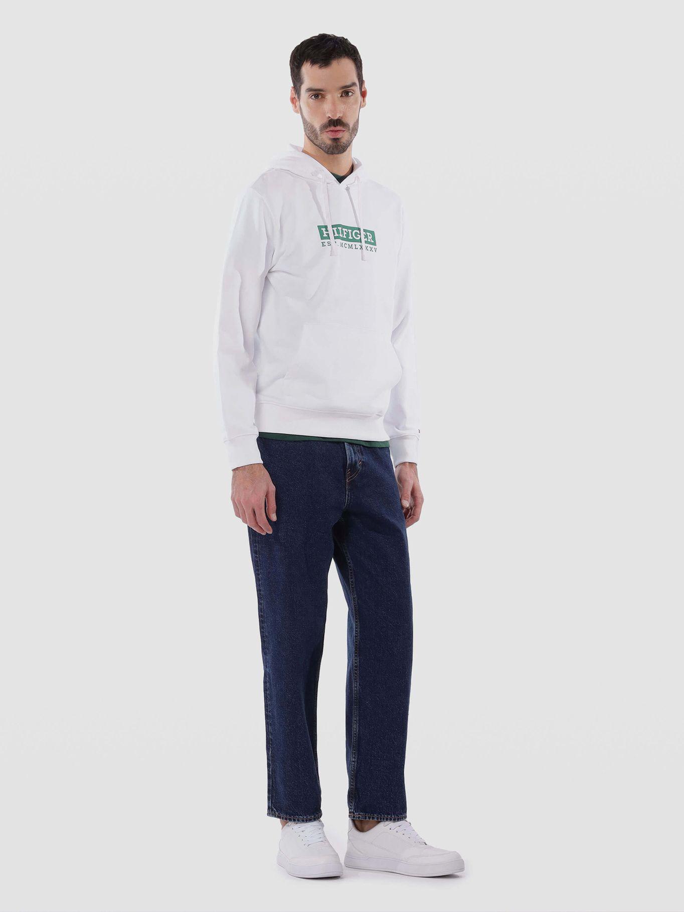 Polerón Hoodie Colour Colour Logo Blanco Tommy Hilfiger-1