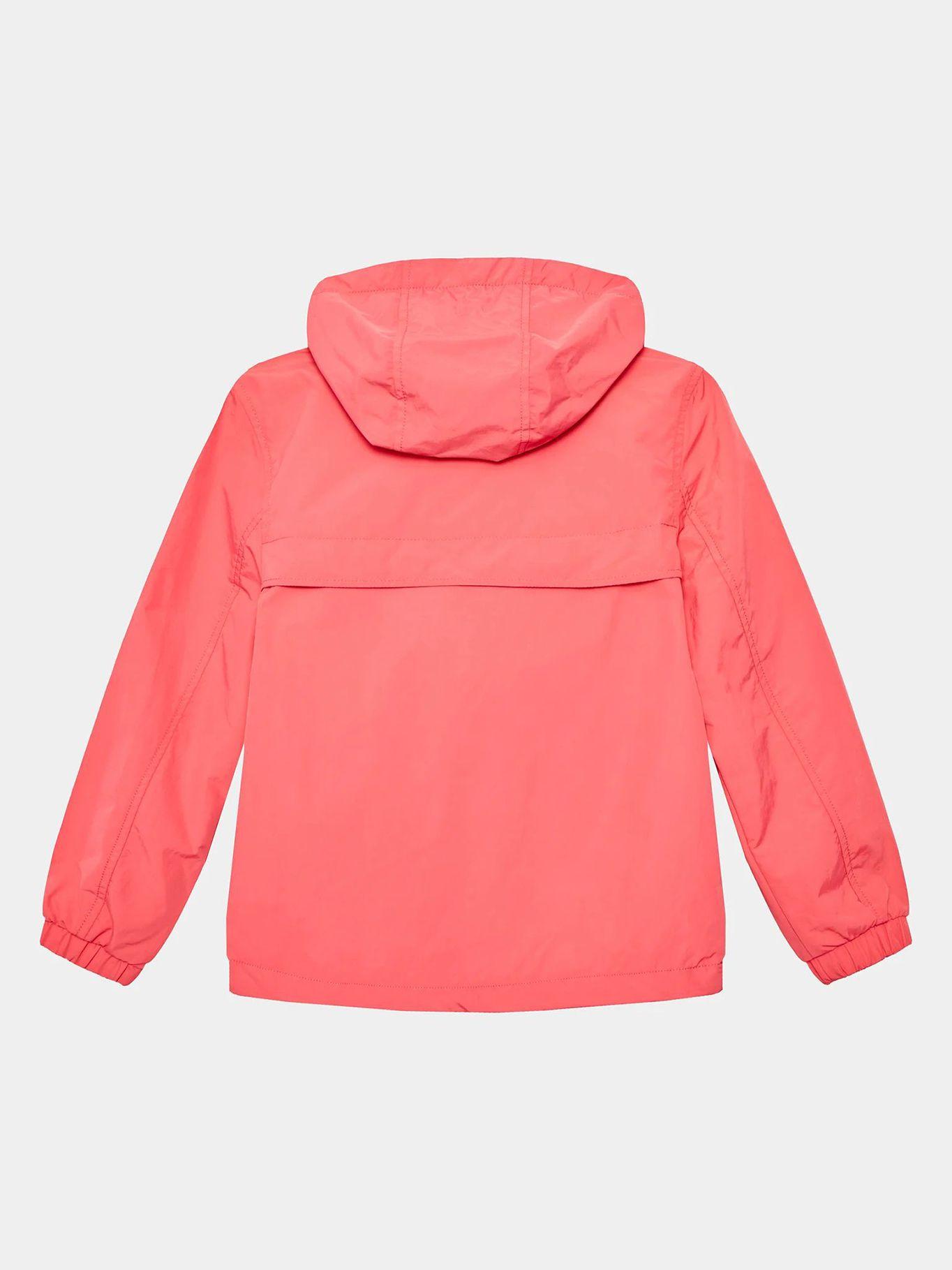 Cortavientos Chicago Con Gorro Rosado Tommy Hilfiger-1