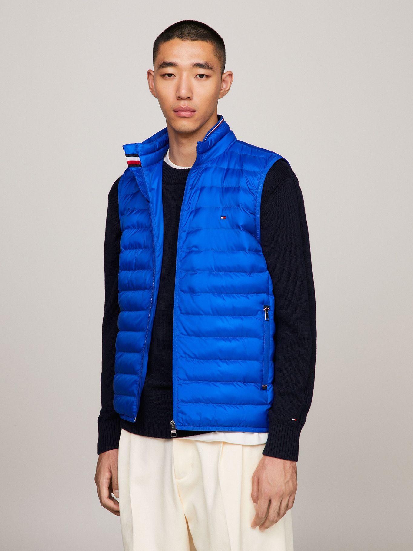 PARKA VEST PACKABLE CIRCULAR AZUL TOMMY HILFIGER-0