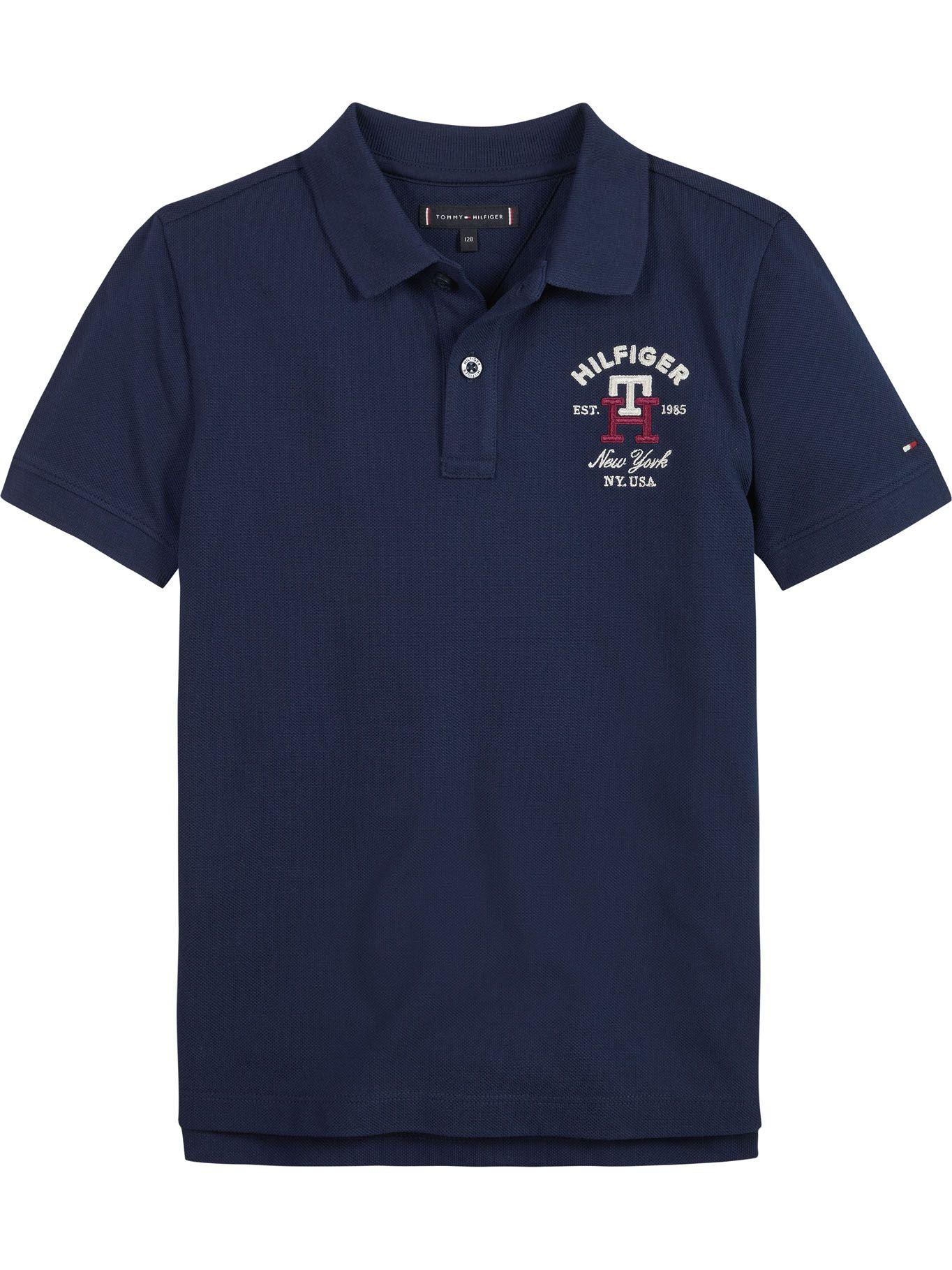 Polo Logo Monogram Azul Tommy Hilfiger-0