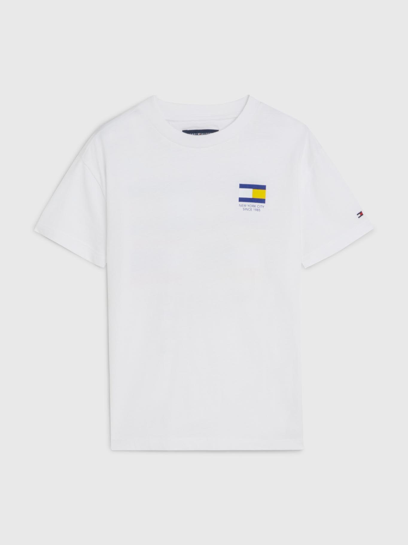Polera Multi Banderas Blanco Tommy Hilfiger-0