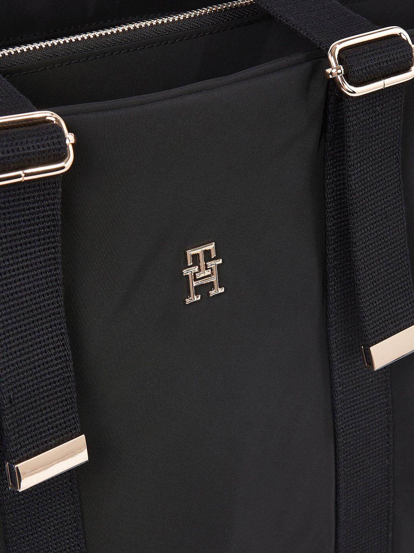 Tote Monogram Plaque Negro Tommy Hilfiger-4