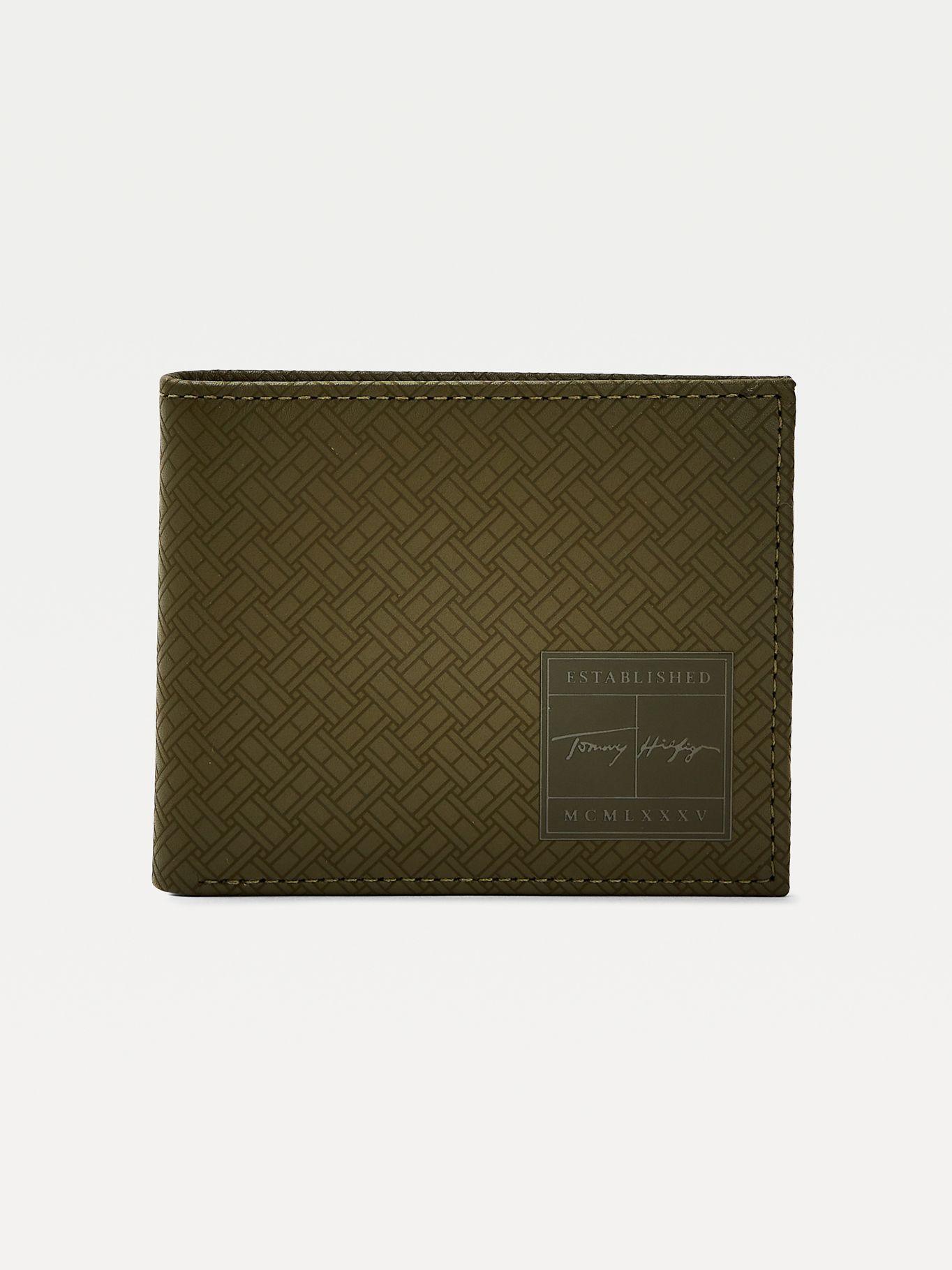 Tarjetero Th Signature Verde Tommy Hilfiger JN2-0