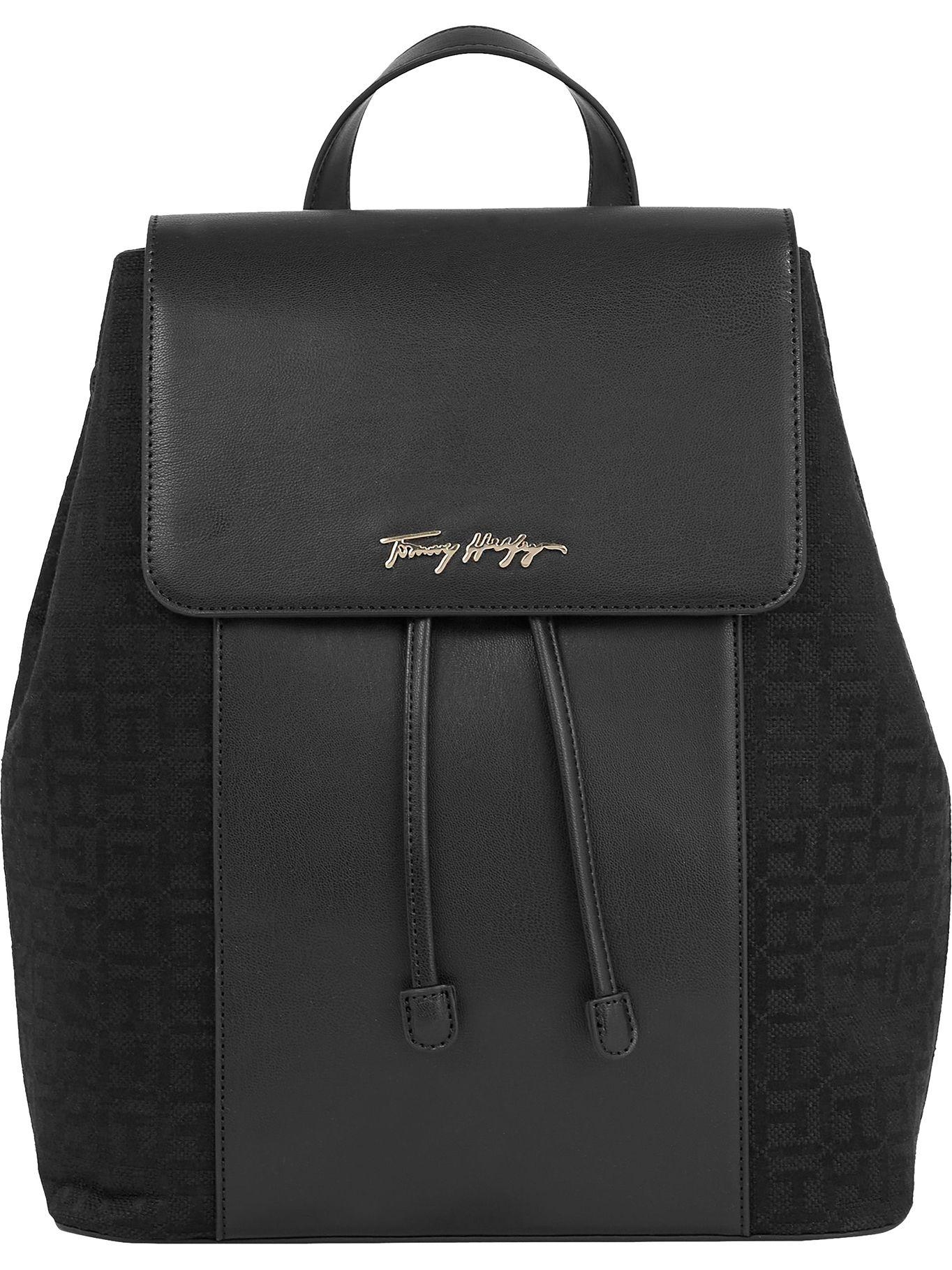 Mochila Feminine Jacquard Negro Tommy Hilfiger-0