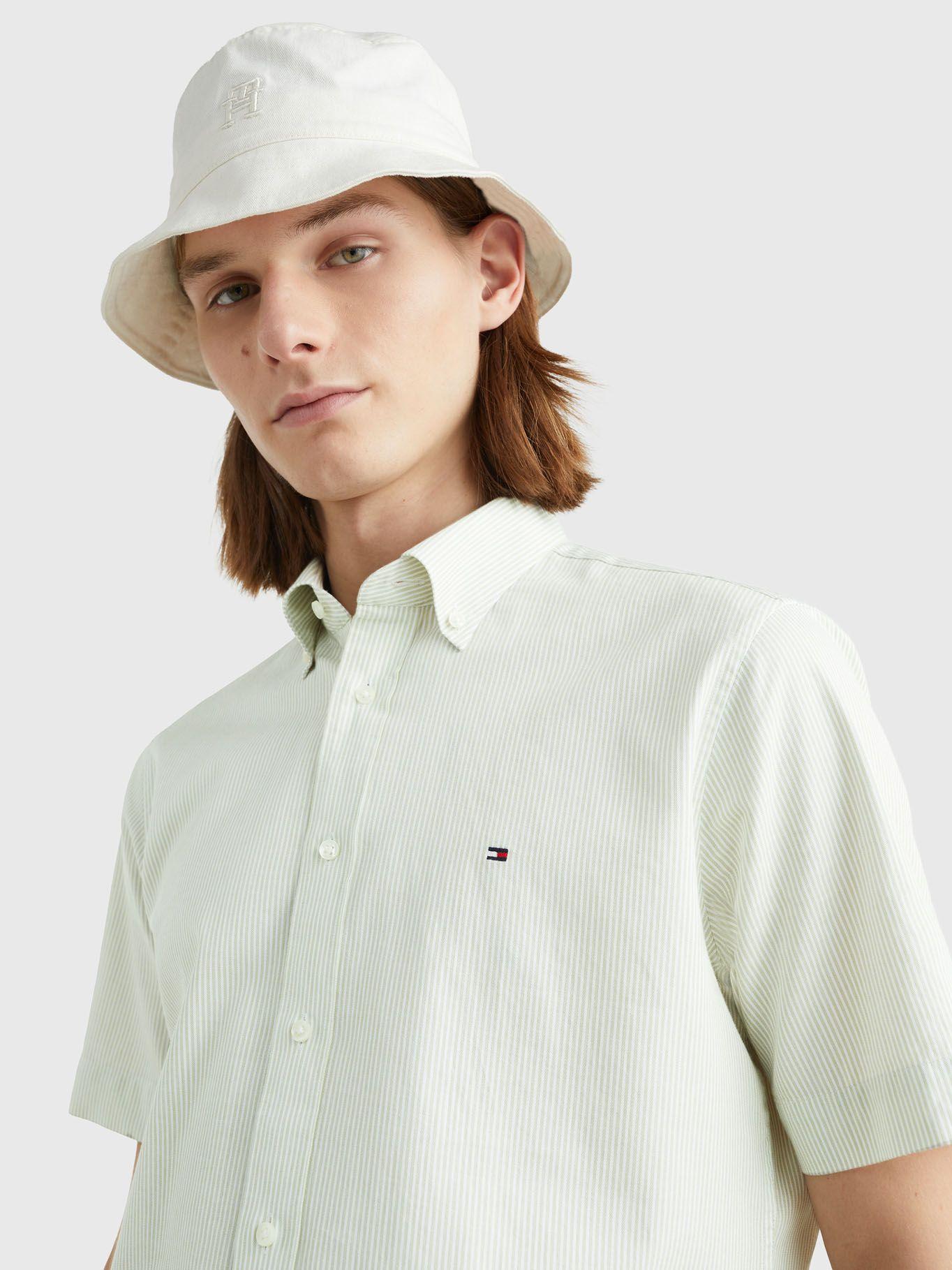 Camisa Oxfo Stripe Regular Fit Amarillo Tommy Hilfiger-3