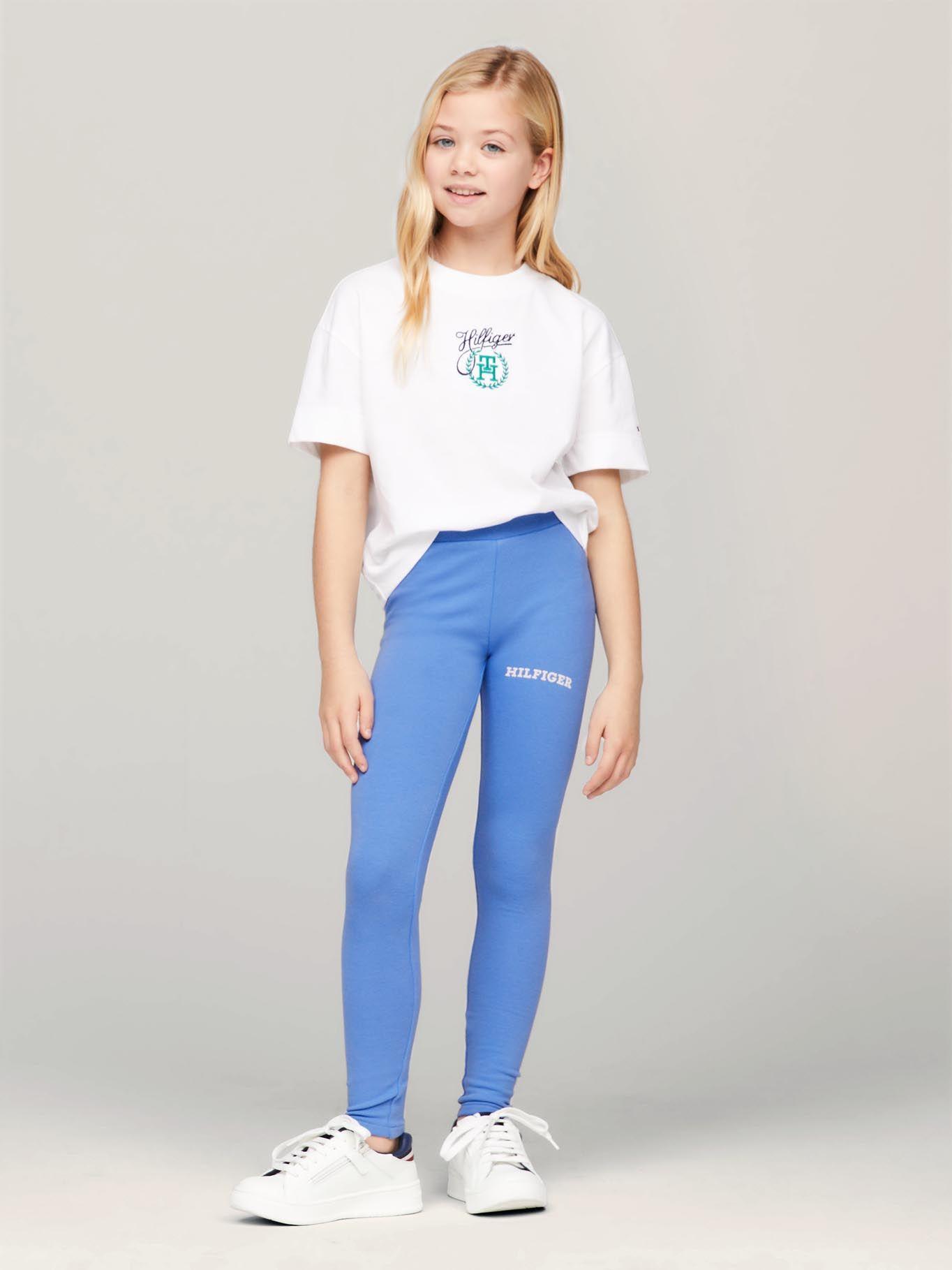 Leggins Solid Logo Monotype Celeste Tommy Hilfiger-0