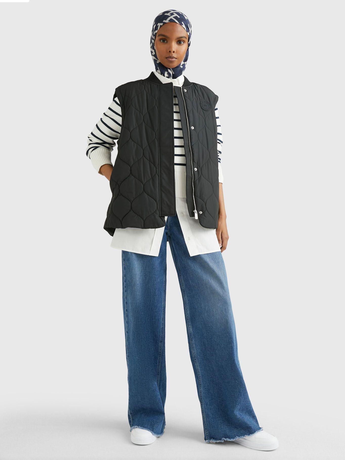 Bomber Vest Acolchada Negro Tommy Hilfiger-1