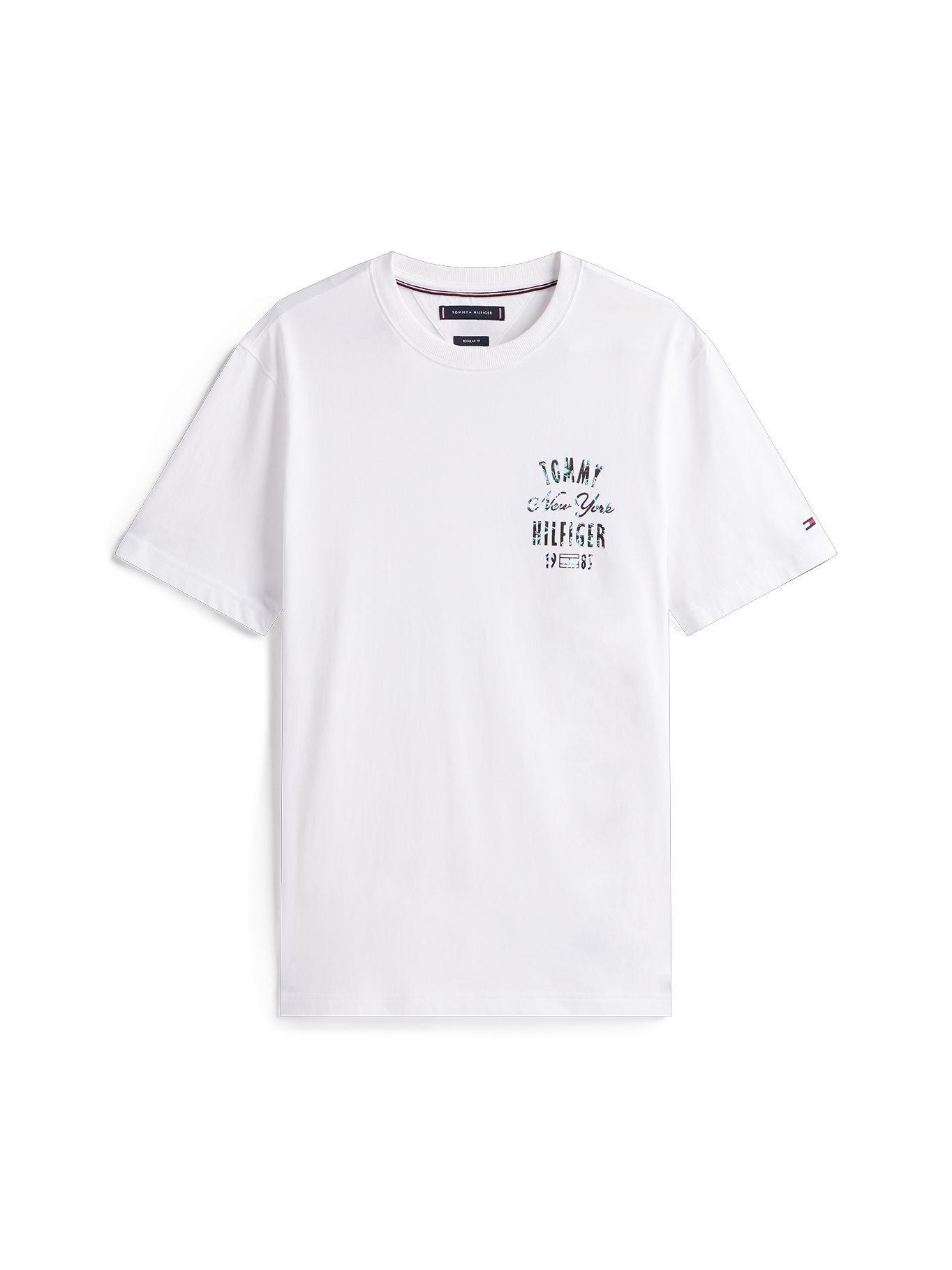 Polera Logo Gráfico Regular Blanco Tommy Hilfiger-4