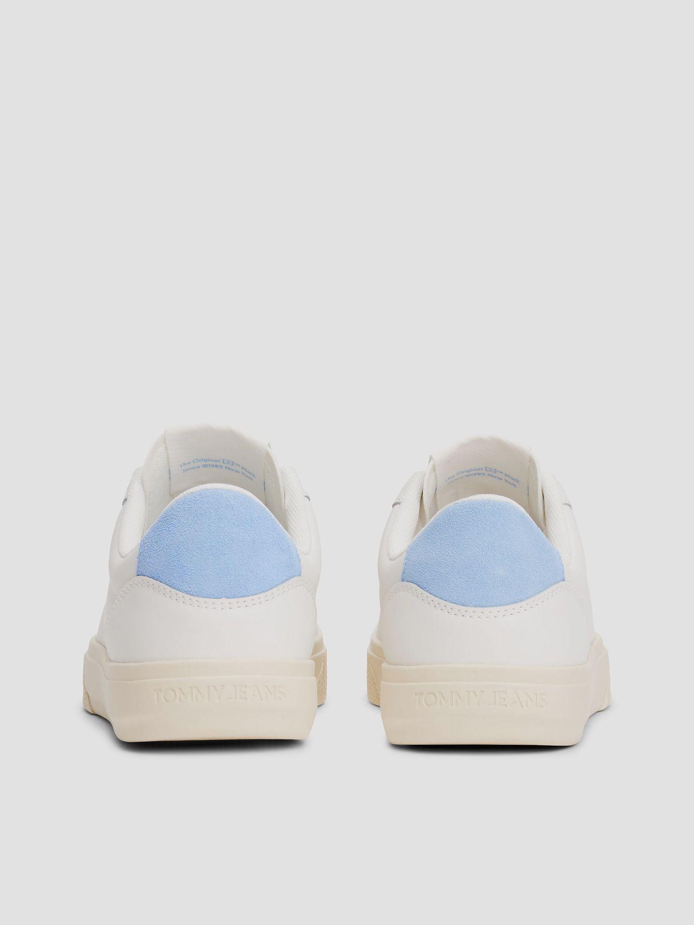 Zapatilla Essential y Cuero Con Logo Blanco Tommy Jeans-1