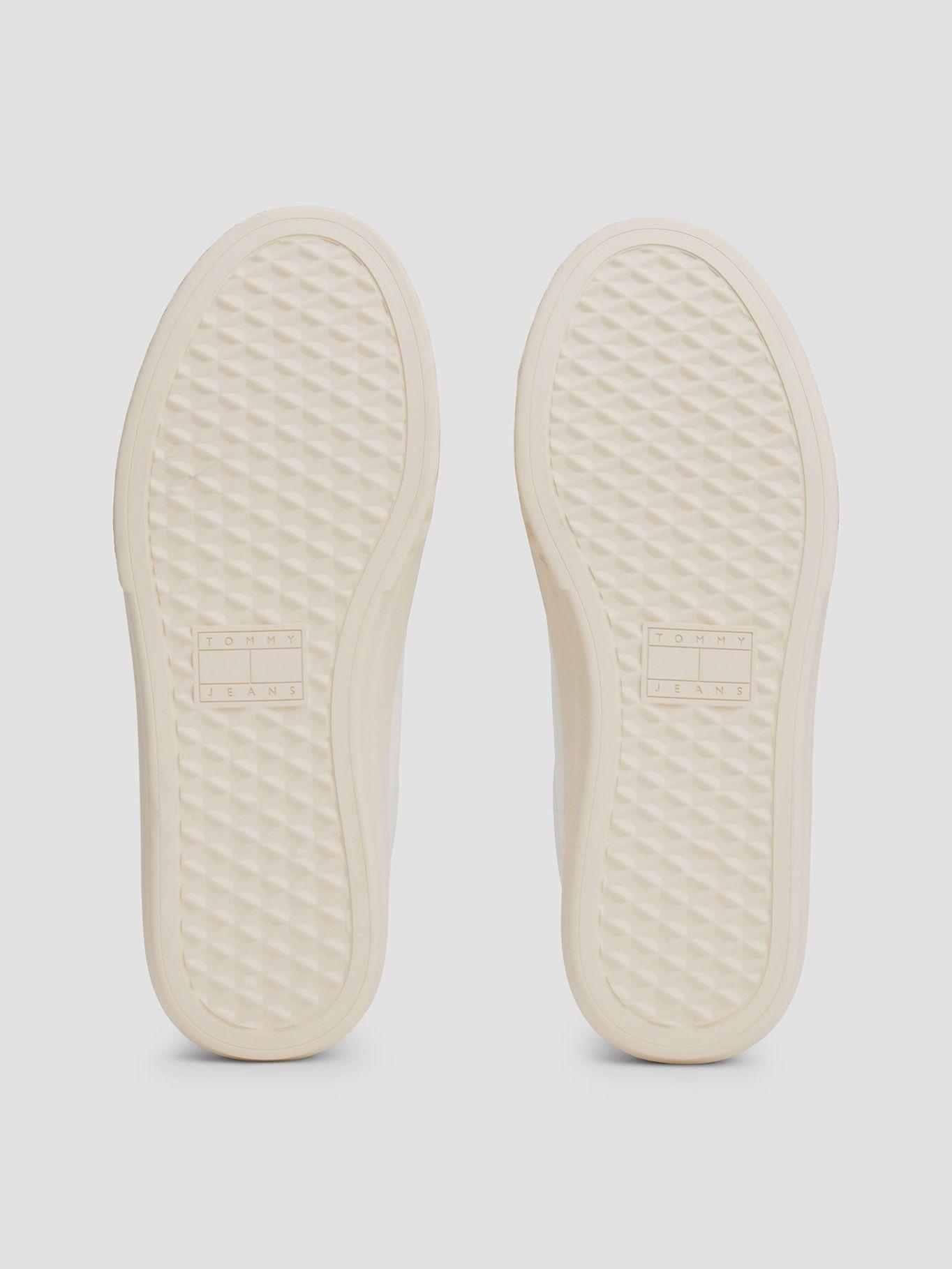 Zapatilla Essential y Cuero Con Logo Blanco Tommy Jeans-3