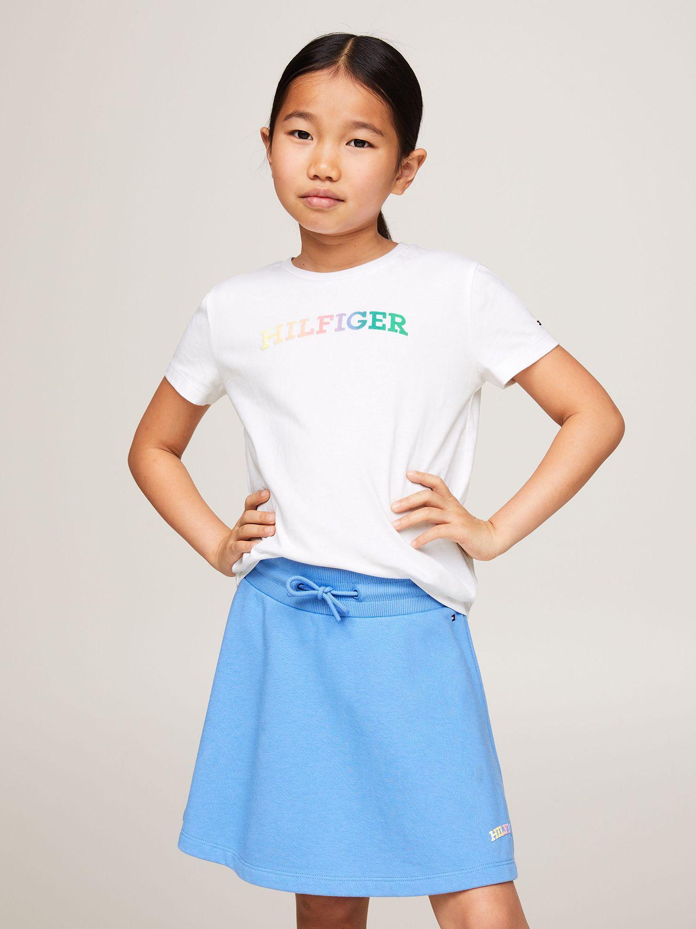 Polera Con Logo Niña Blanco Tommy Hilfiger-0