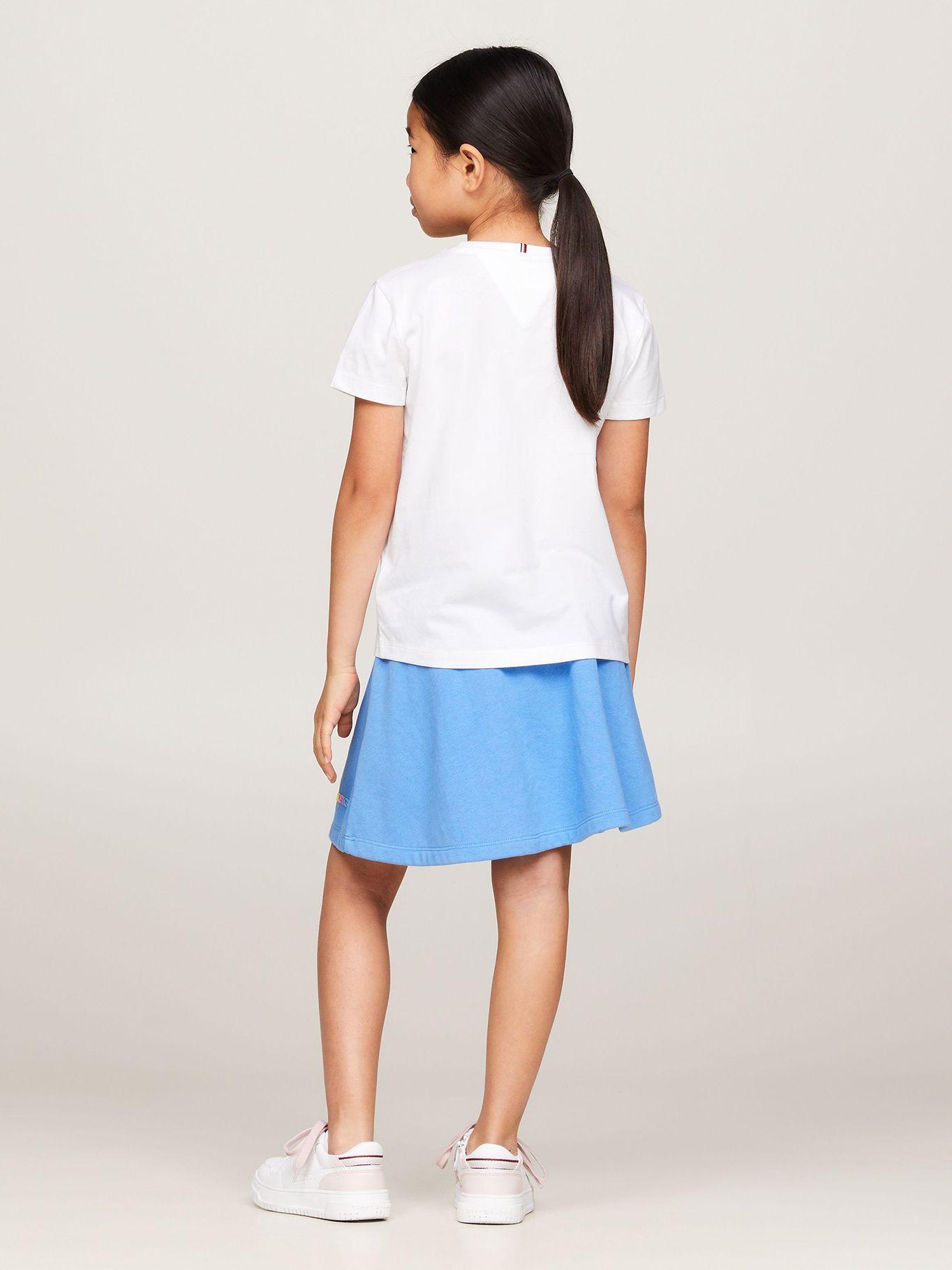 Polera Con Logo Niña Blanco Tommy Hilfiger-2