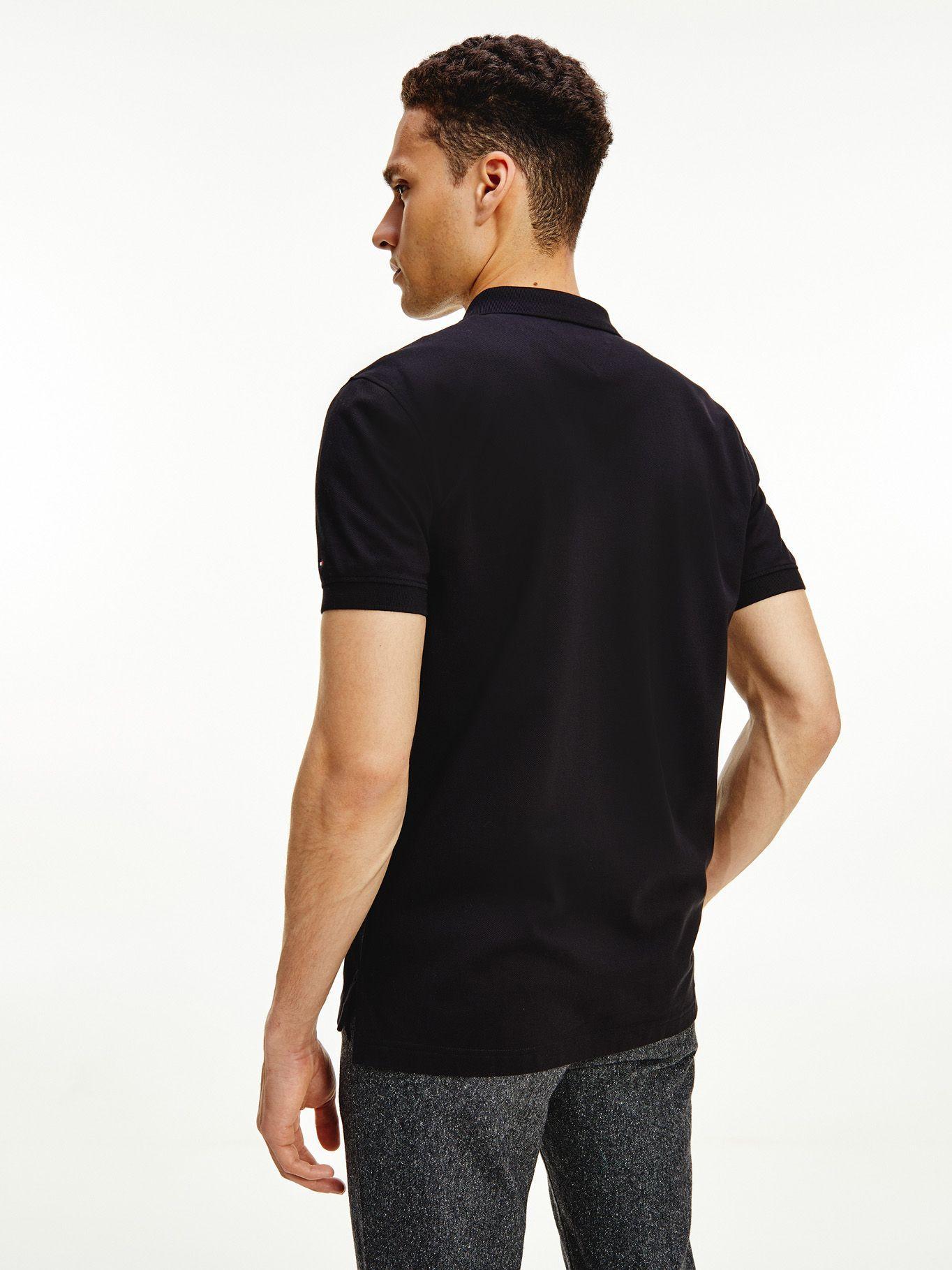 Polo Regular Icon Seasonal Negro Tommy Hilfiger-1