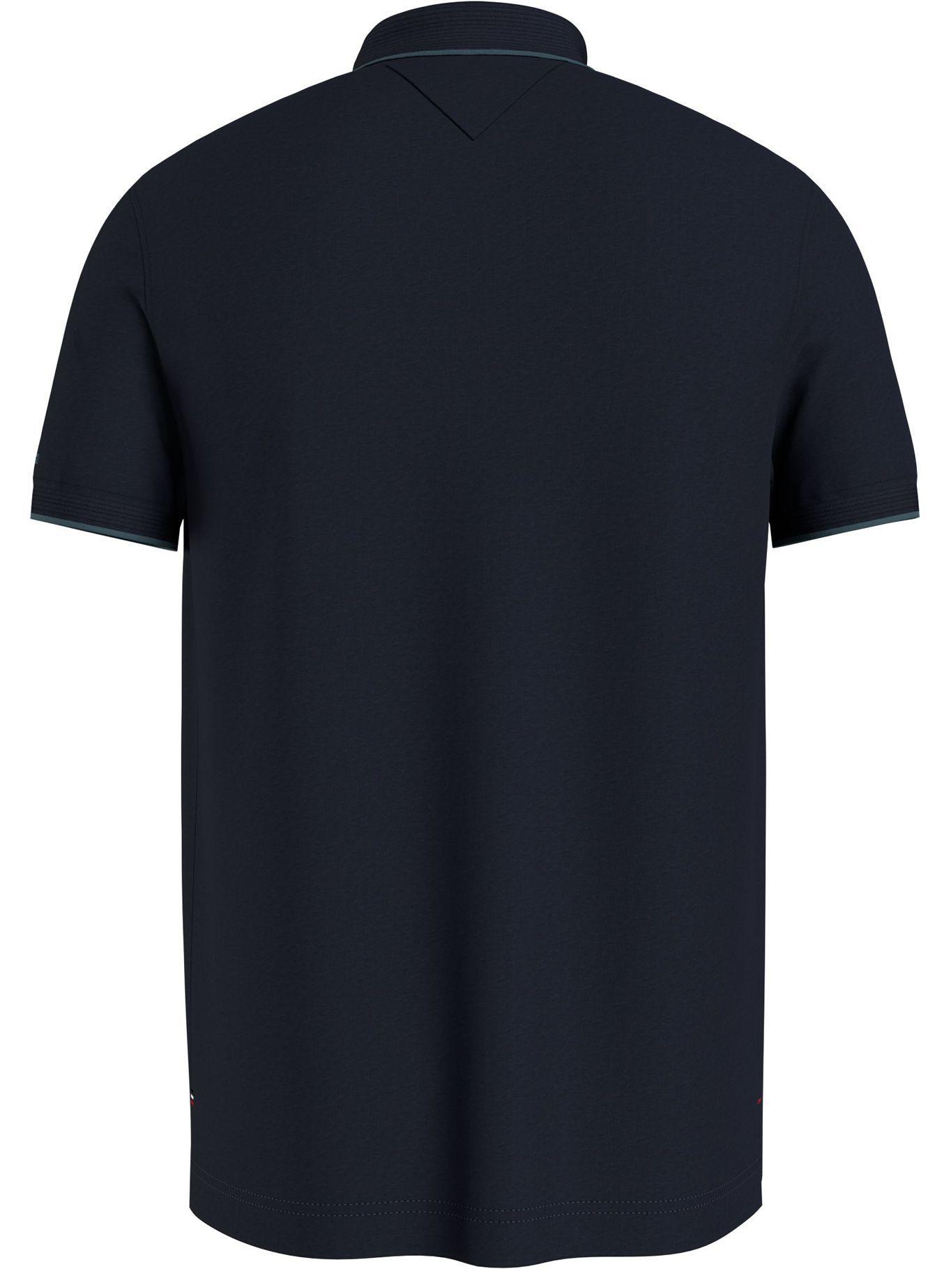 Polo Regular Fit A Contraste Azul Tommy Hilfiger-1