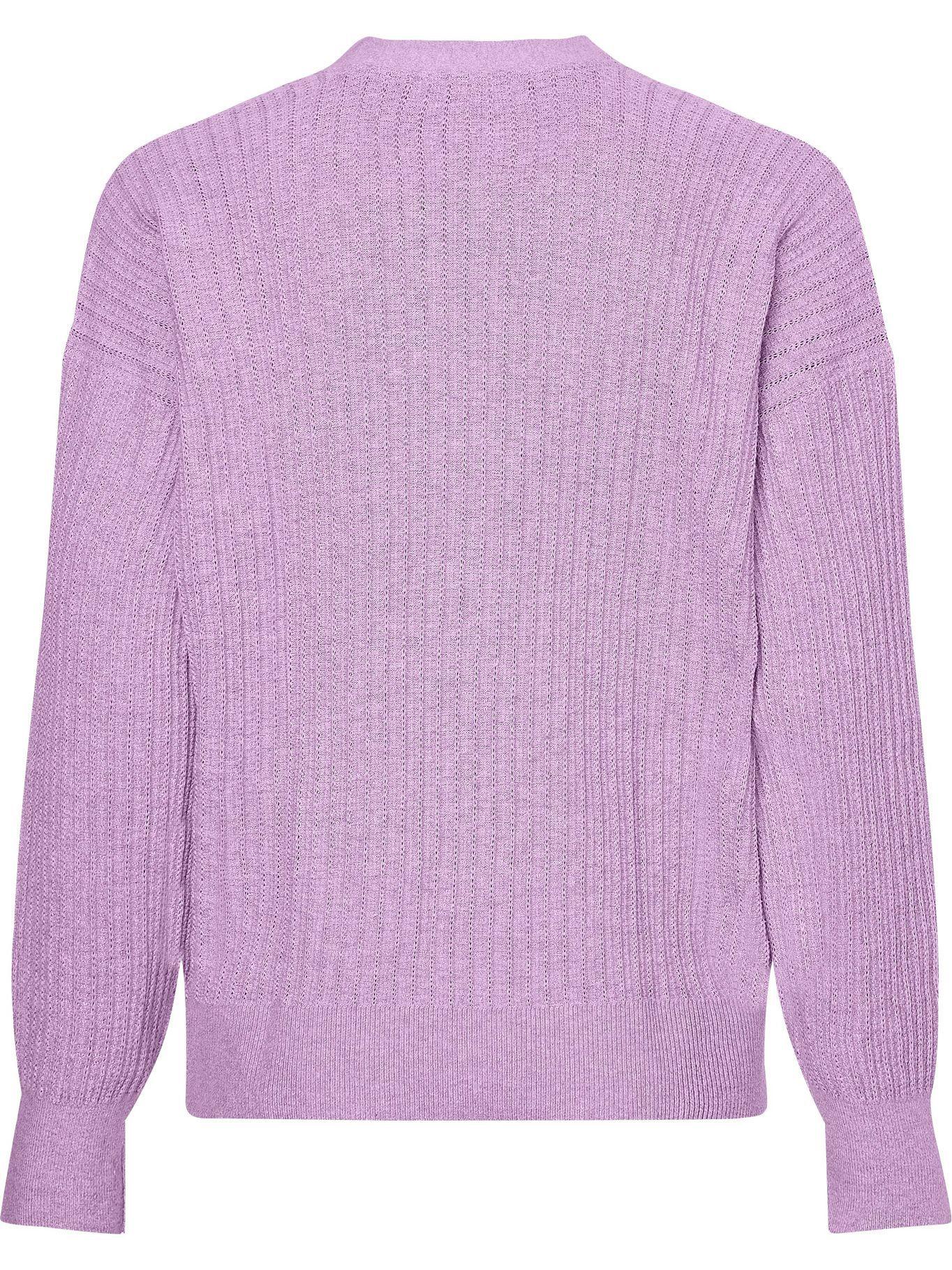 Cárdigan Relaxed Lila Tommy Hilfiger MY2-1