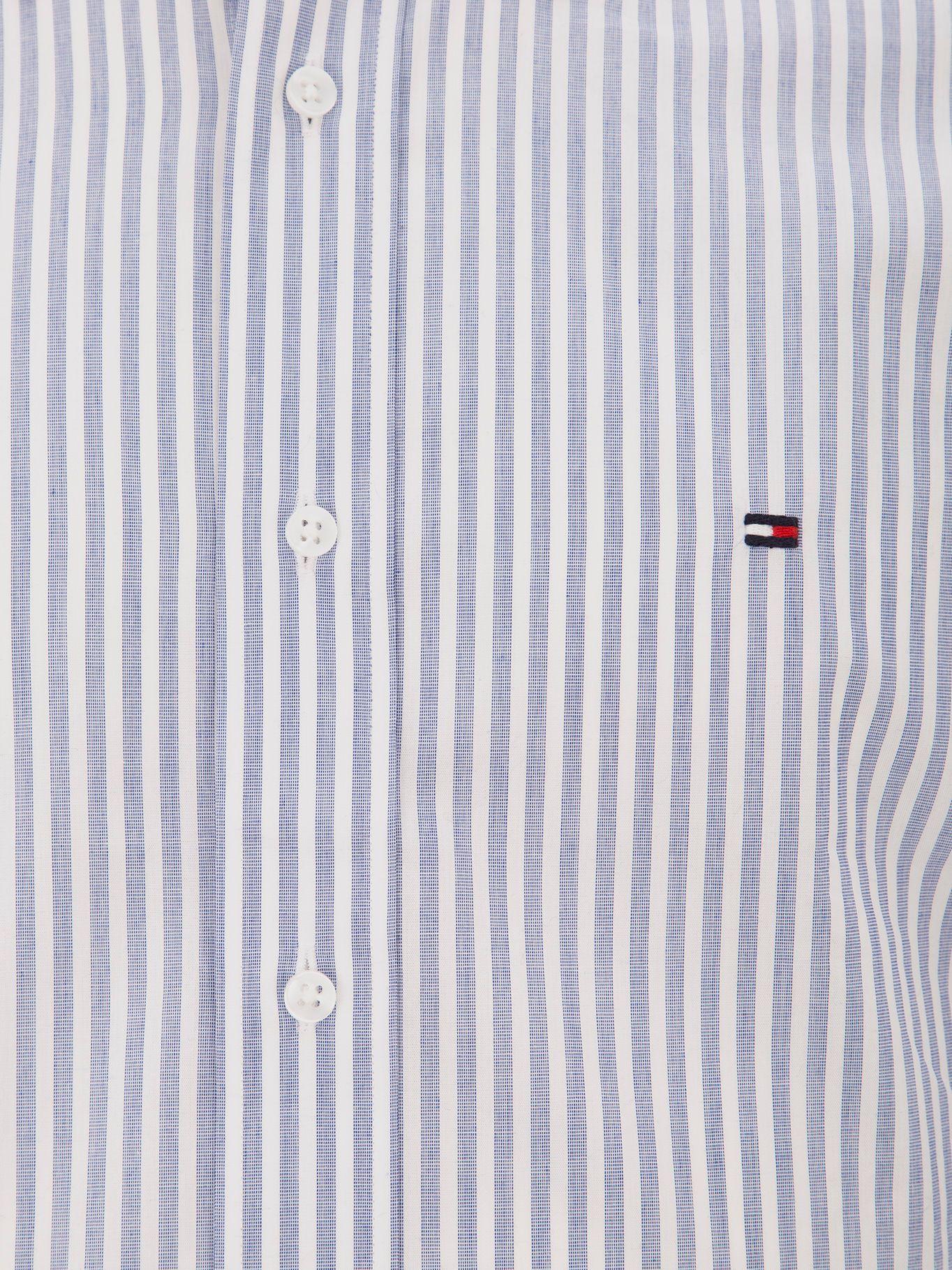 Camisa A Rayas Corte Regular Azul Tommy Hilfiger-2