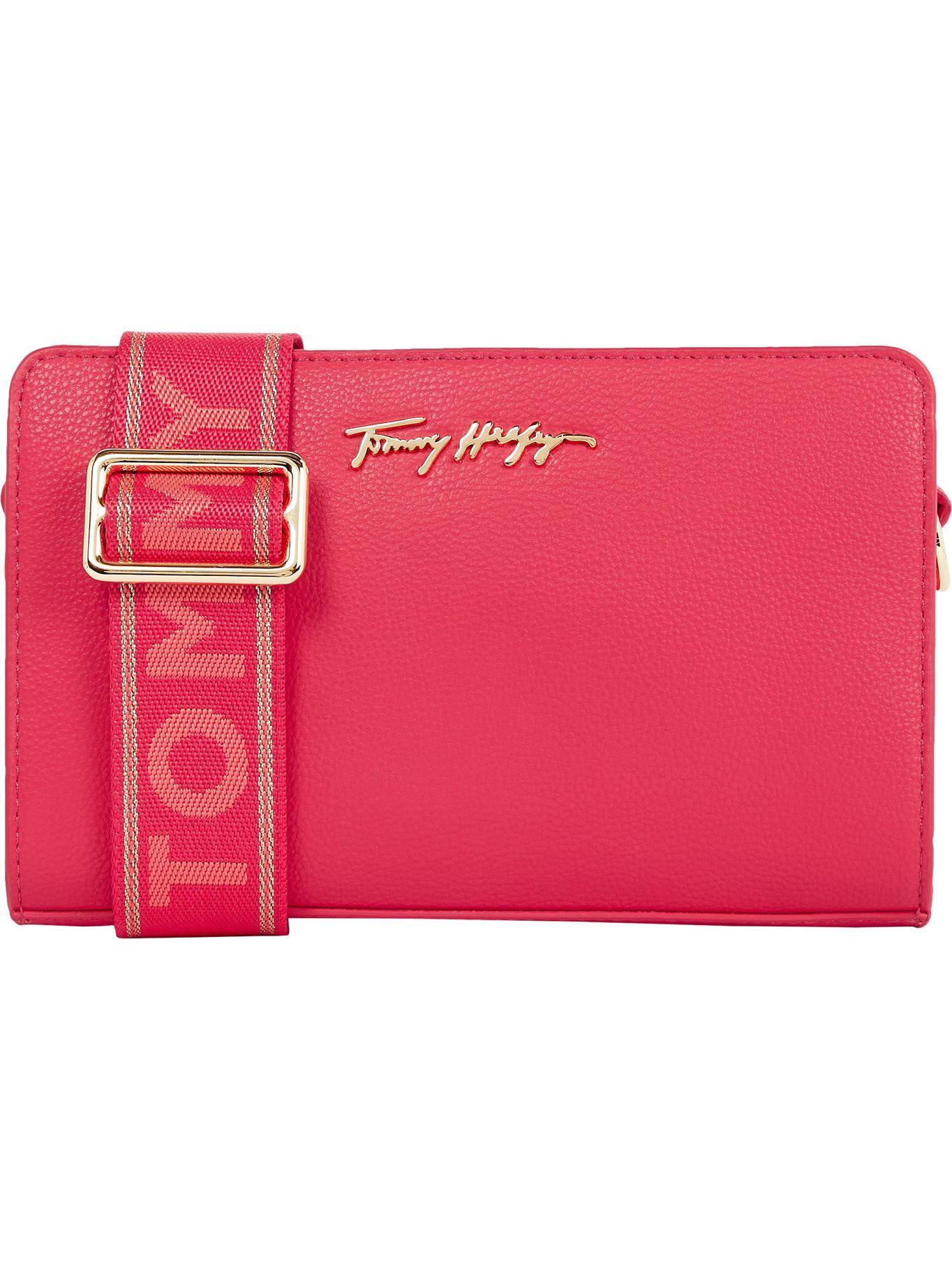 Cartera Bandolera Joy Con Logo Rosado Tommy Hilfiger-0
