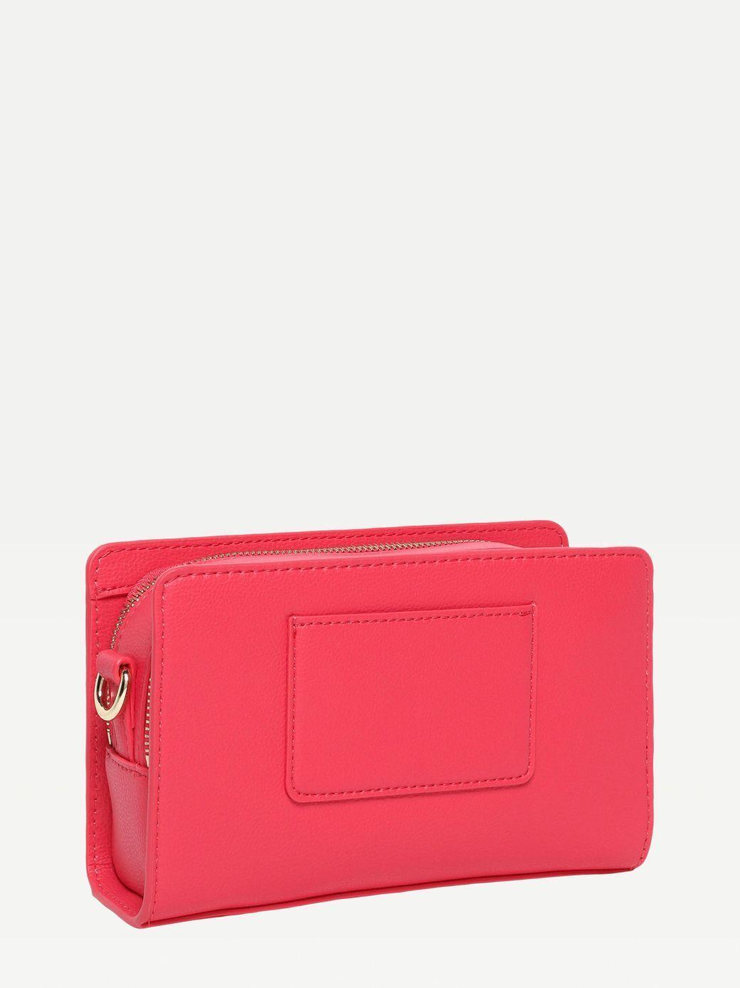 Cartera Bandolera Joy Con Logo Rosado Tommy Hilfiger-2