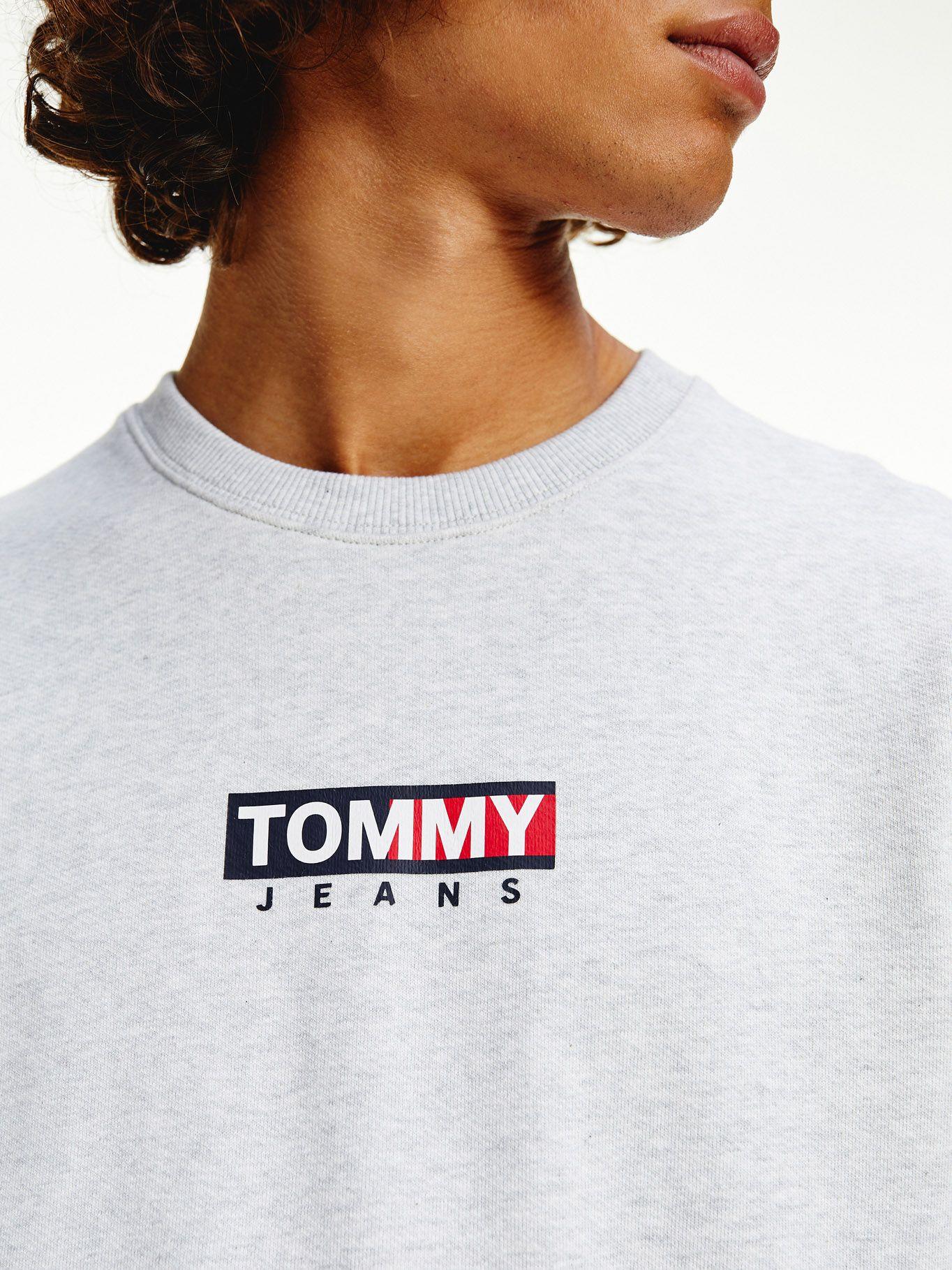 Polerón Entry Graphic Gris Tommy Jeans F2-2