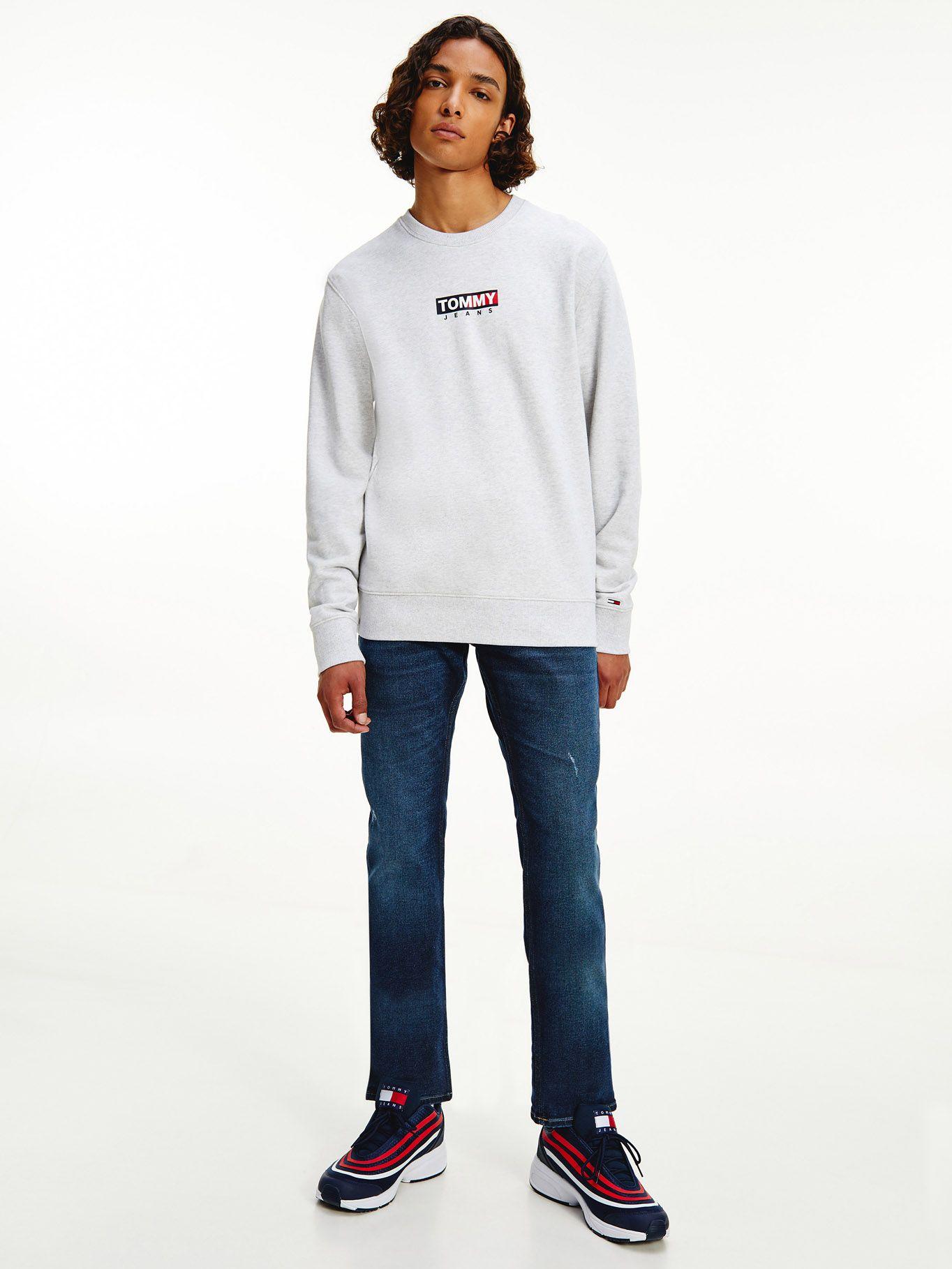 Polerón Entry Graphic Gris Tommy Jeans F2-0