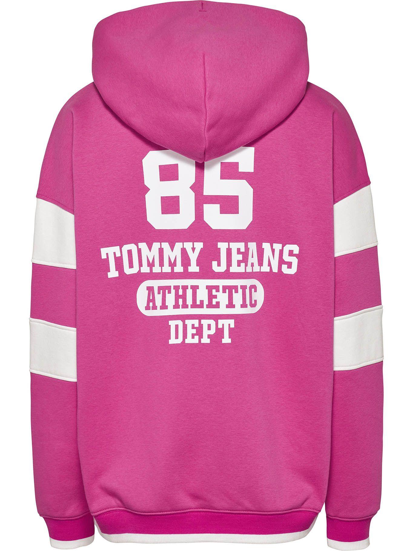 Polerón Hoodie Oversize College Fucsia Tommy Hilfiger-1