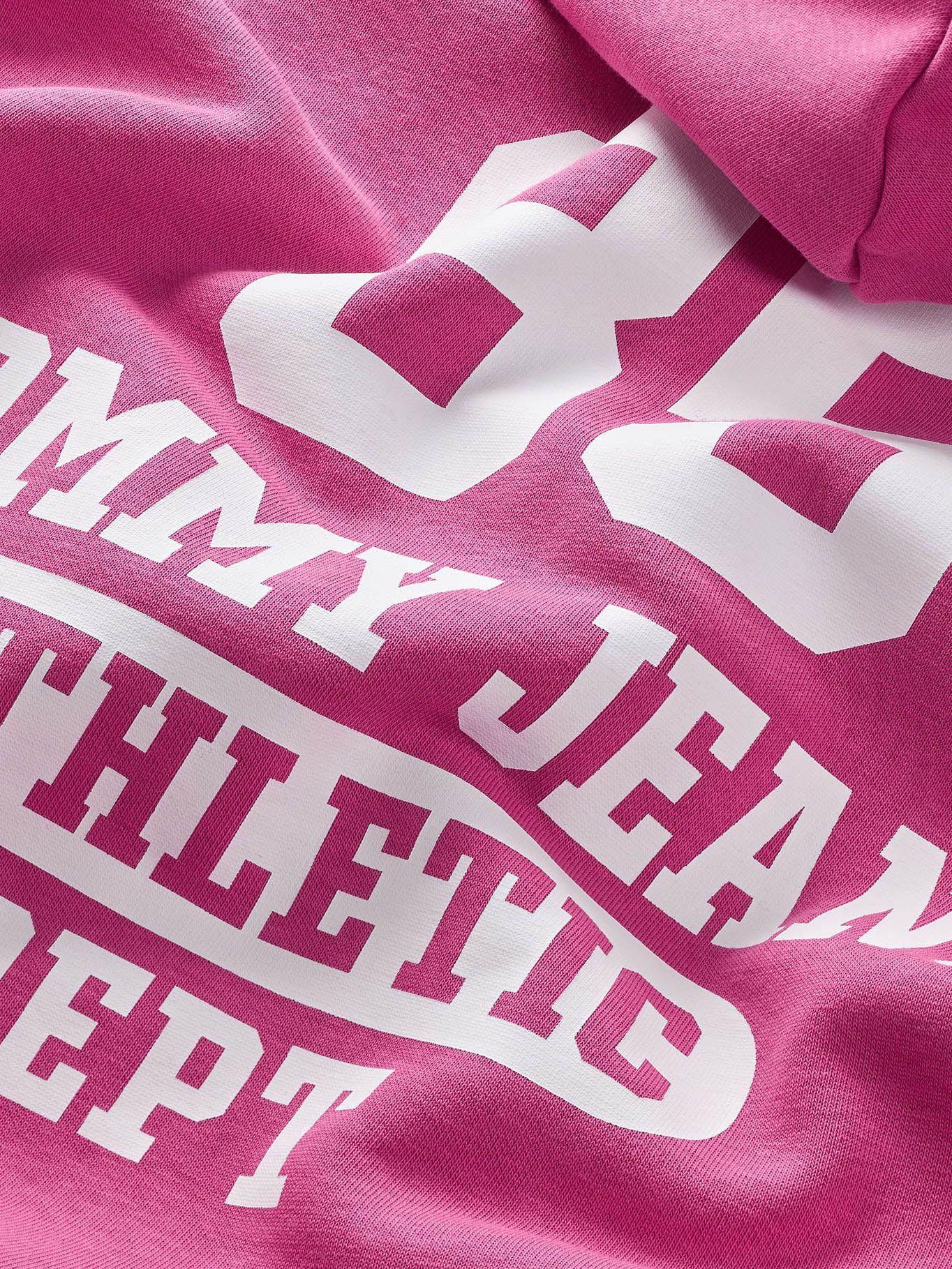 Polerón Hoodie Oversize College Fucsia Tommy Hilfiger-2