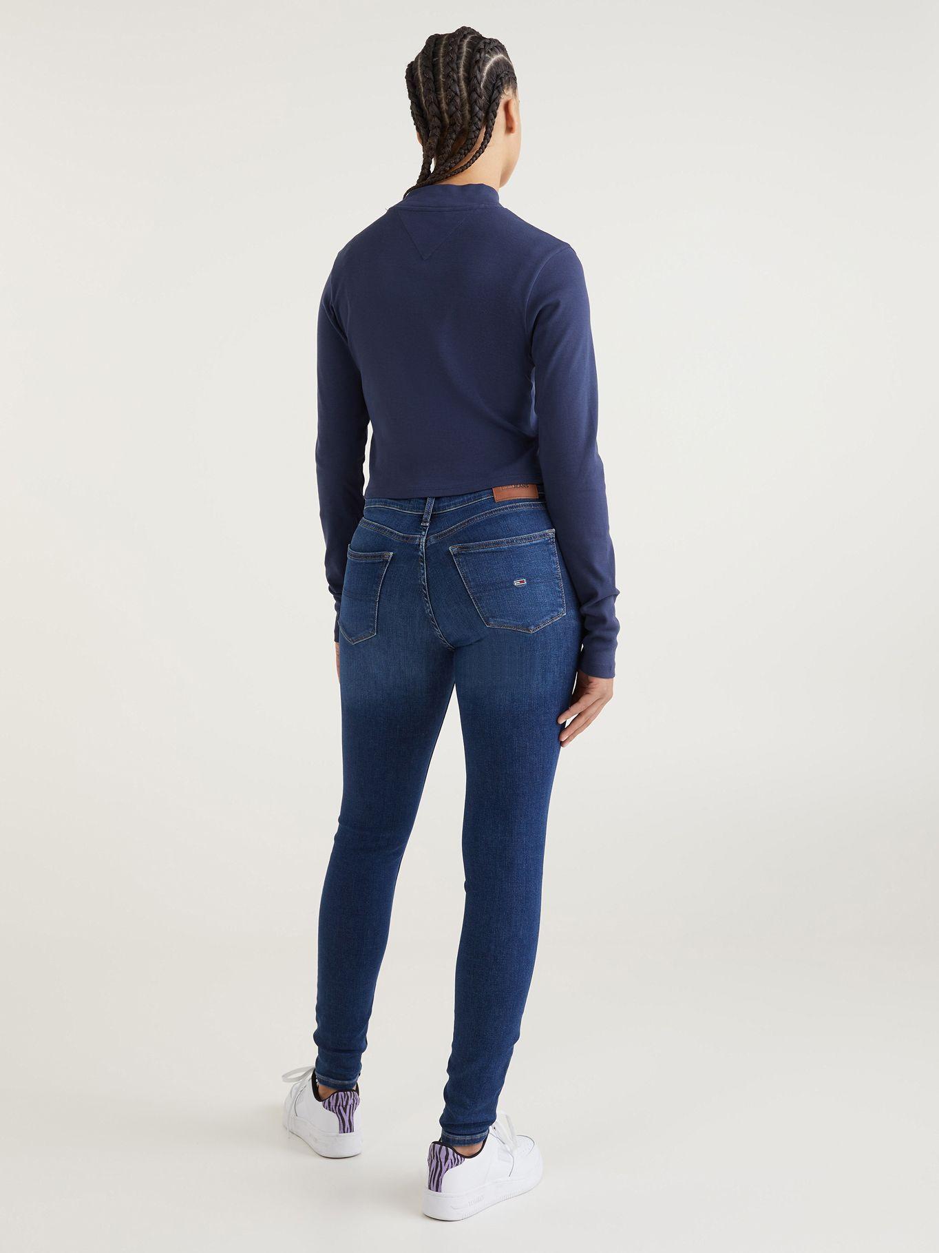 Polera Cropped Azul Tommy Jeans F2-1