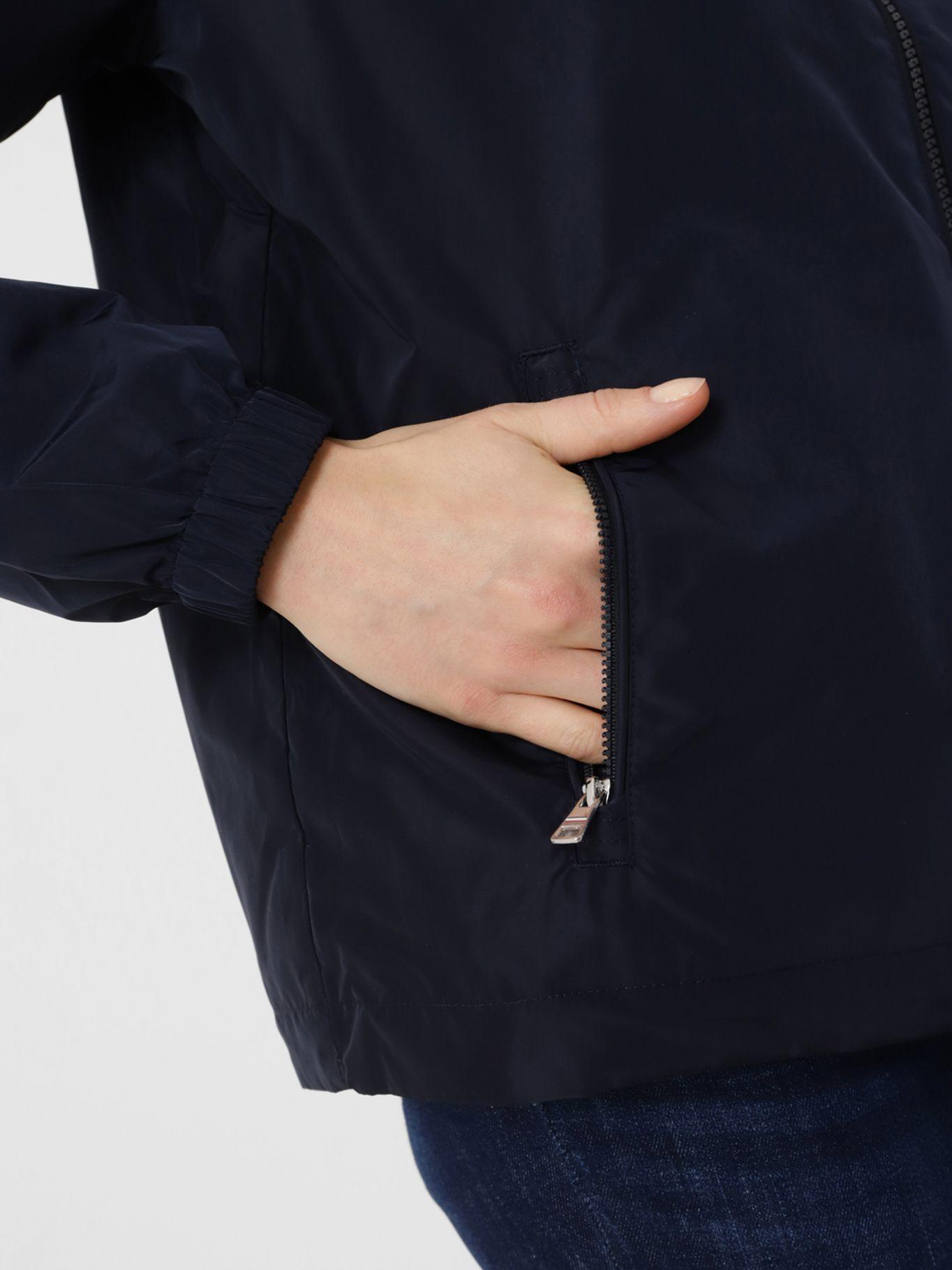 Cortavientos Reversible Con Gorro Azul Tommy Hilfiger-5