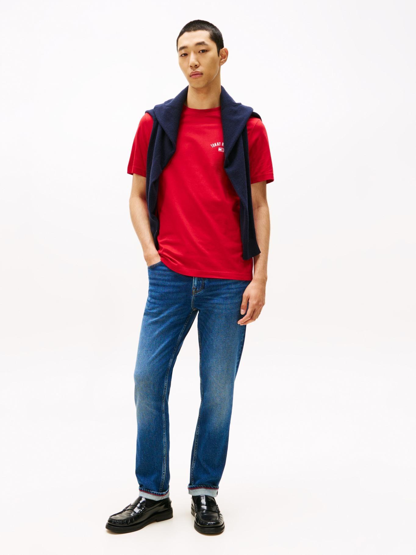 Polera Con Logo Gráfico Regular Fit Rojo Tommy Hilfiger-1