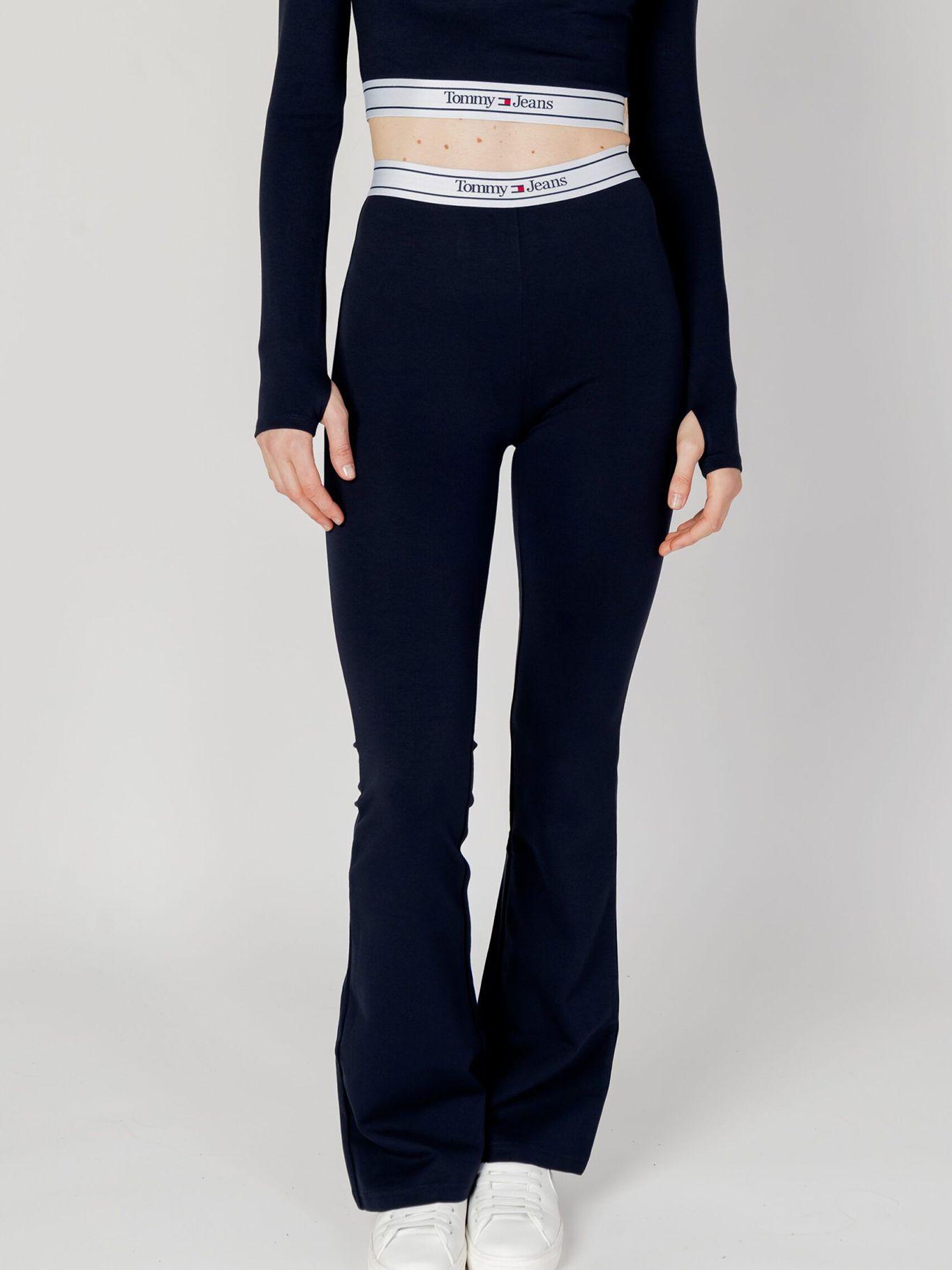 Leggings Acampanados Con Logo Azul Tommy Jeans-0