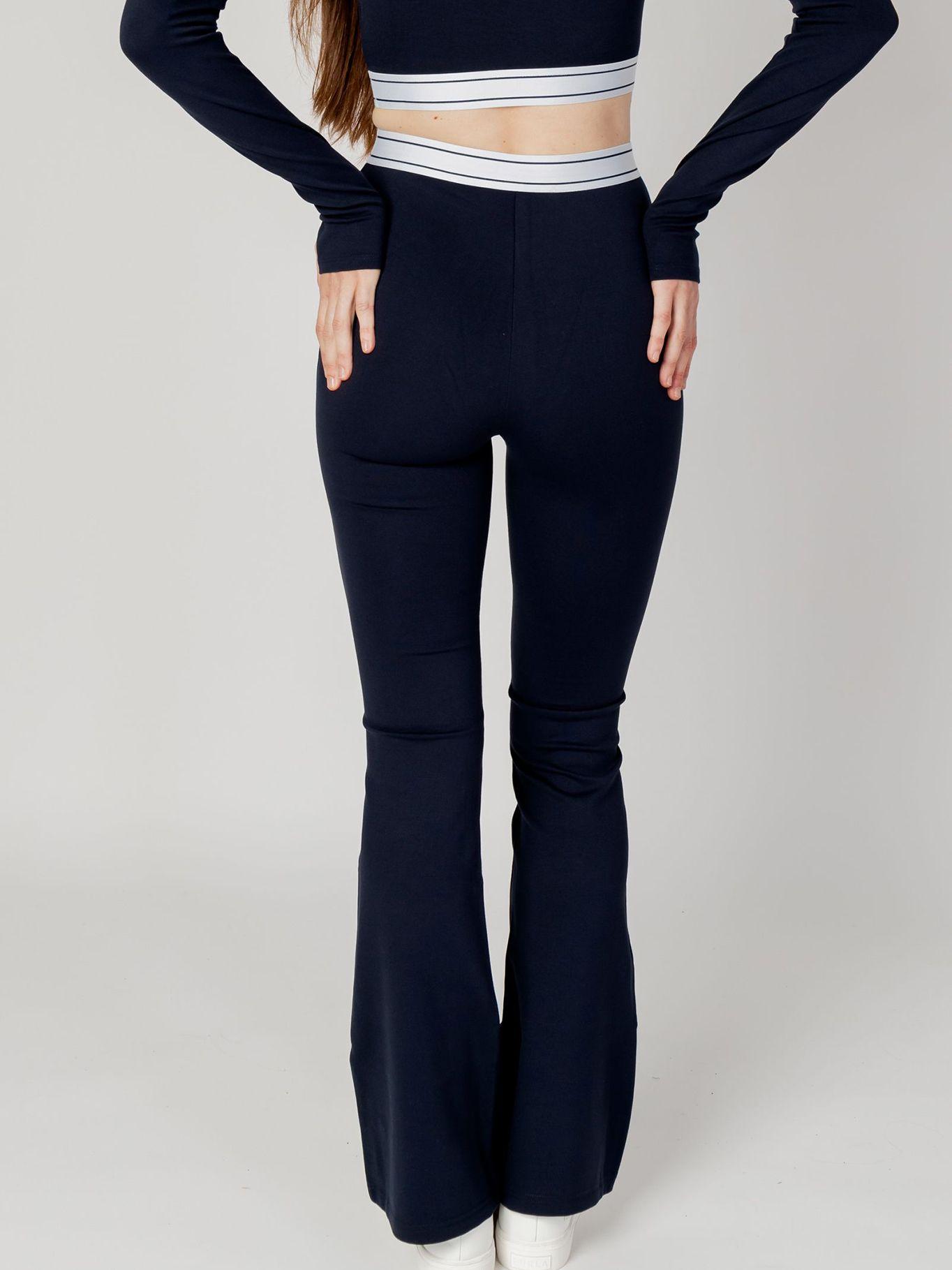 Leggings Acampanados Con Logo Azul Tommy Jeans-3