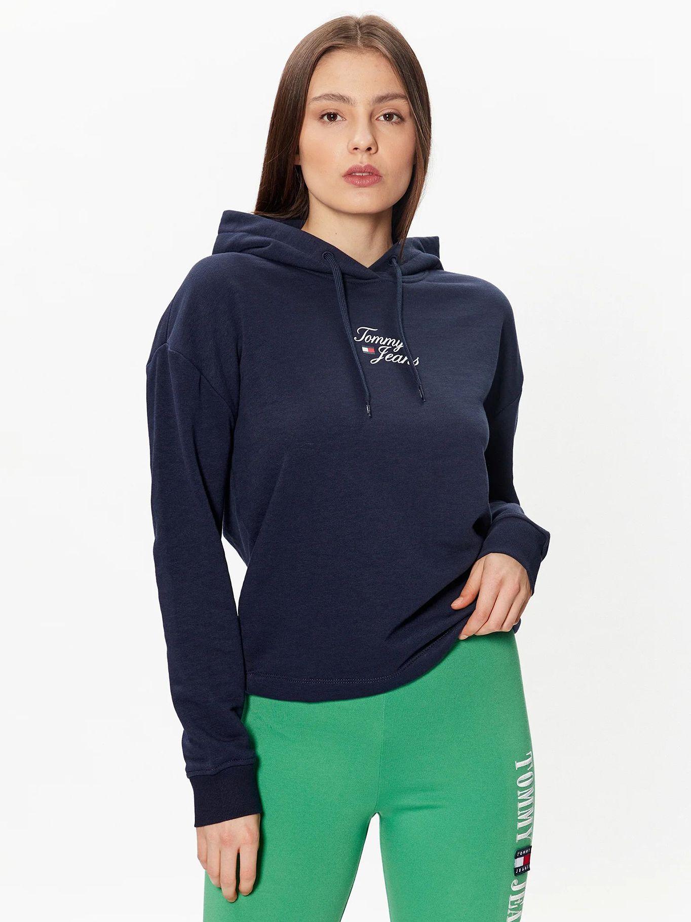 Polerón Hoodie Essential Azul Tommy Jeans-0