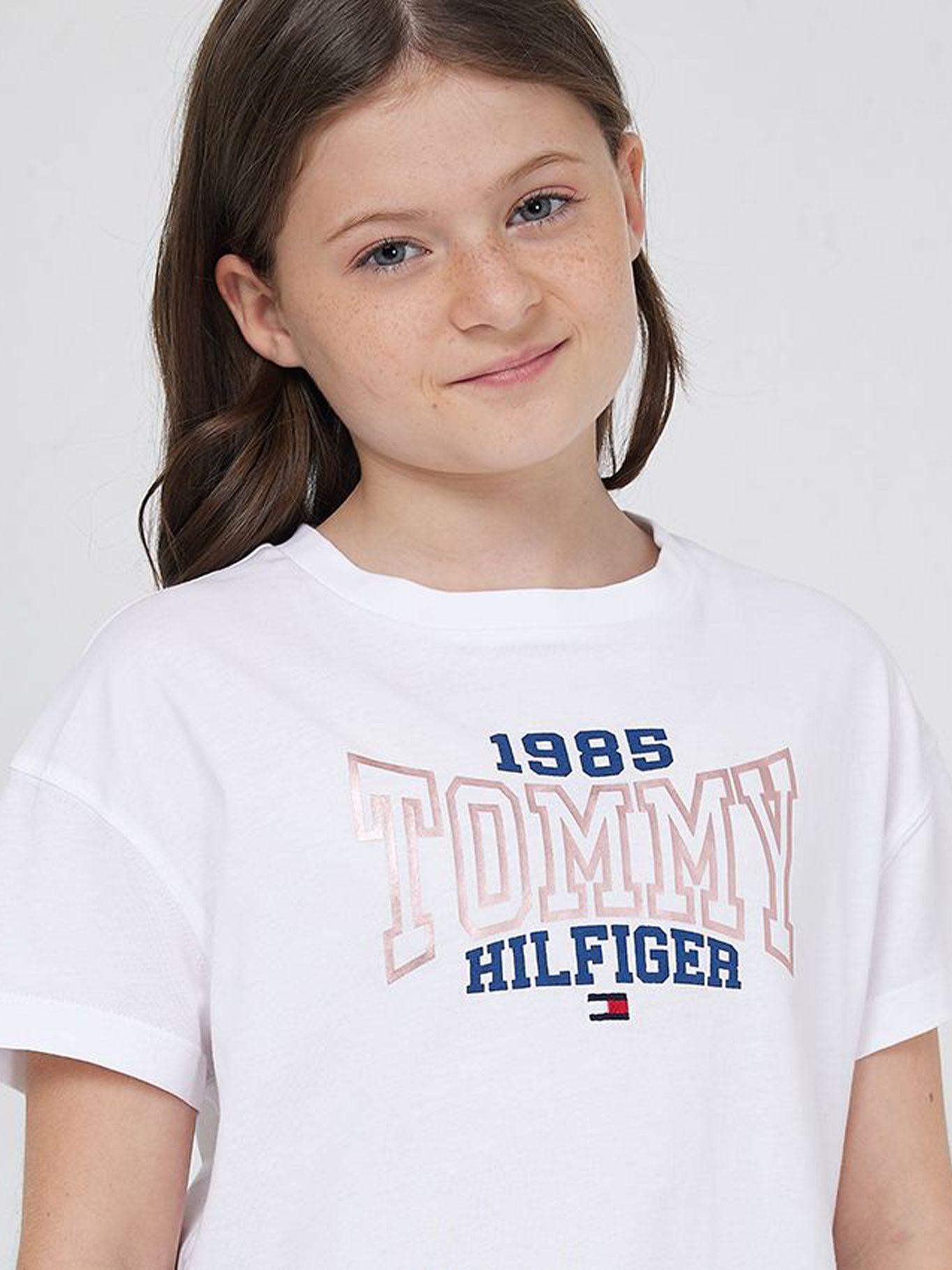 Polera Varsity Con Logo 1985 Blanco Tommy Hilfiger-1