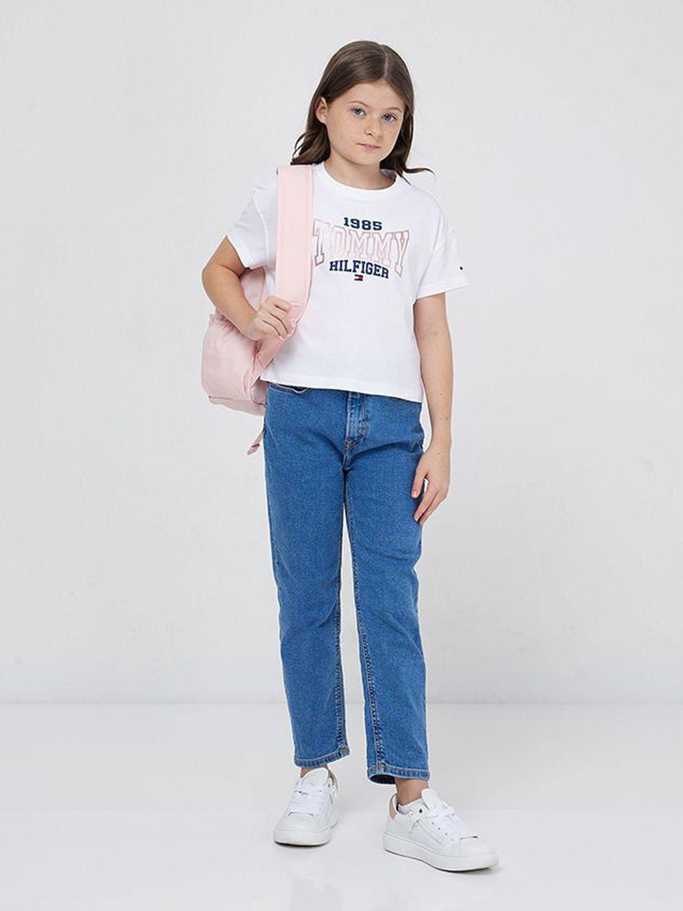 Polera Varsity Con Logo 1985 Blanco Tommy Hilfiger-3