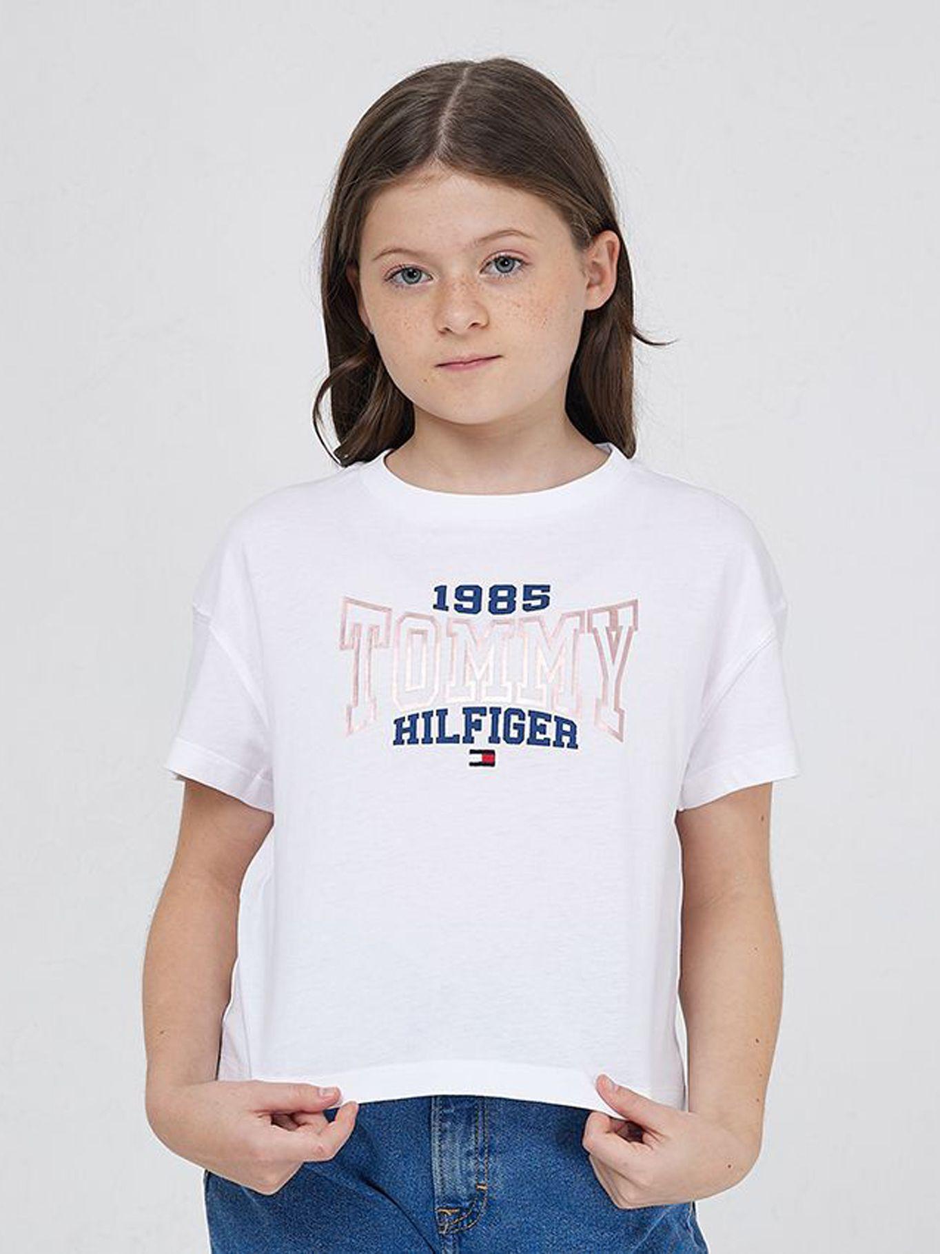 Polera Varsity Con Logo 1985 Blanco Tommy Hilfiger-0
