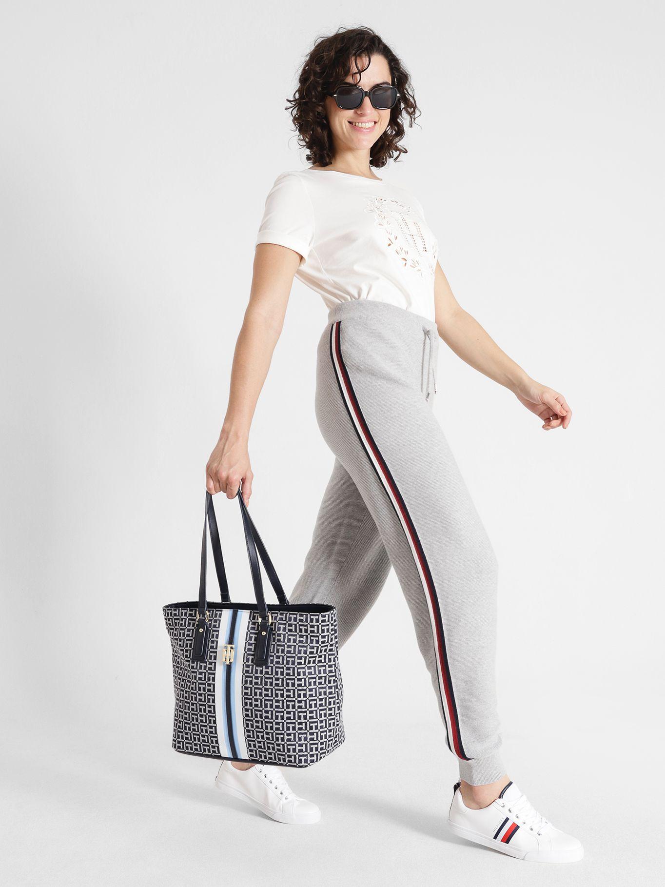 Joggers Relaxed Cinta Distintiva Gris Tommy Hilfiger-3