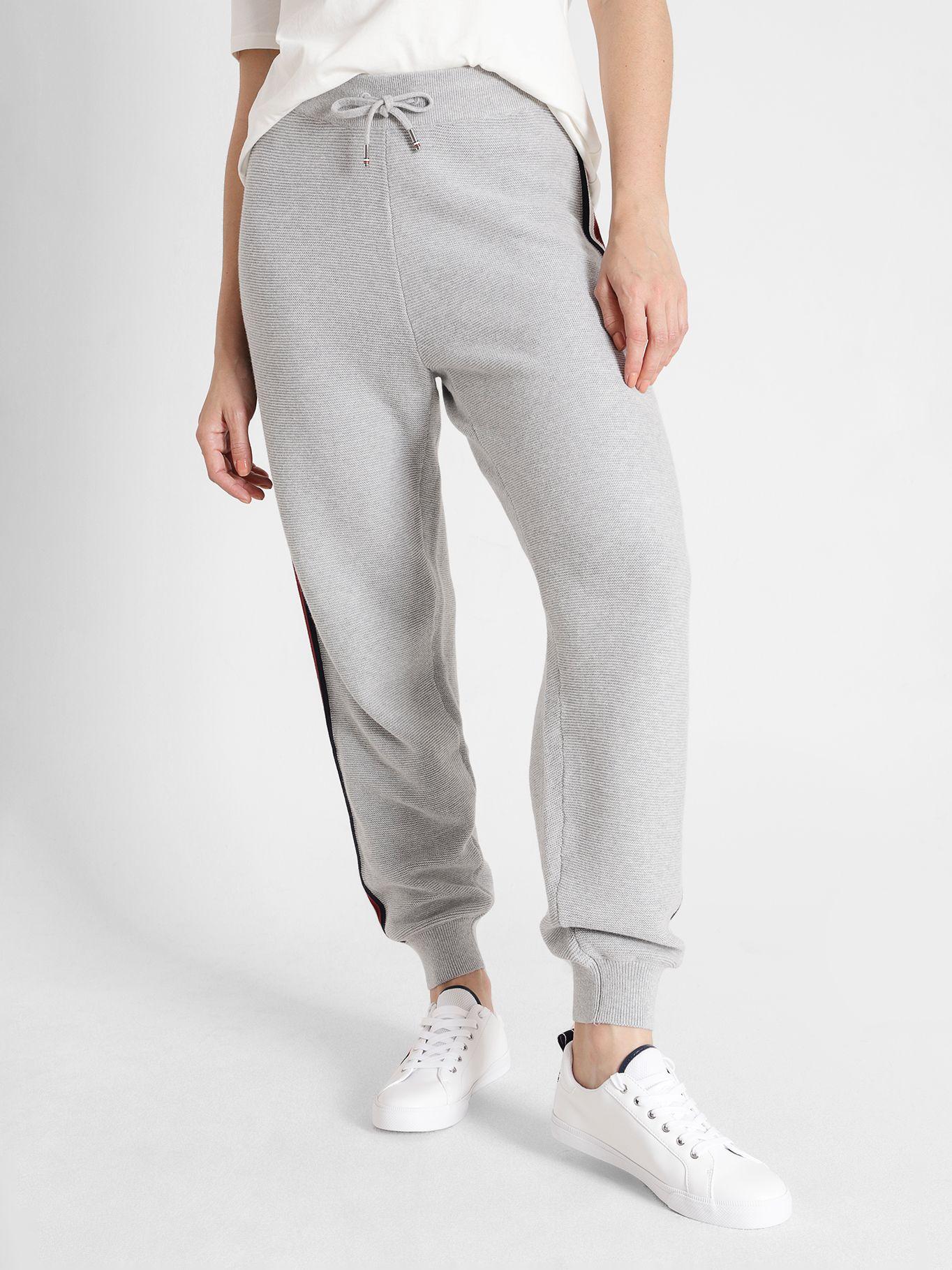 Joggers Relaxed Cinta Distintiva Gris Tommy Hilfiger-0